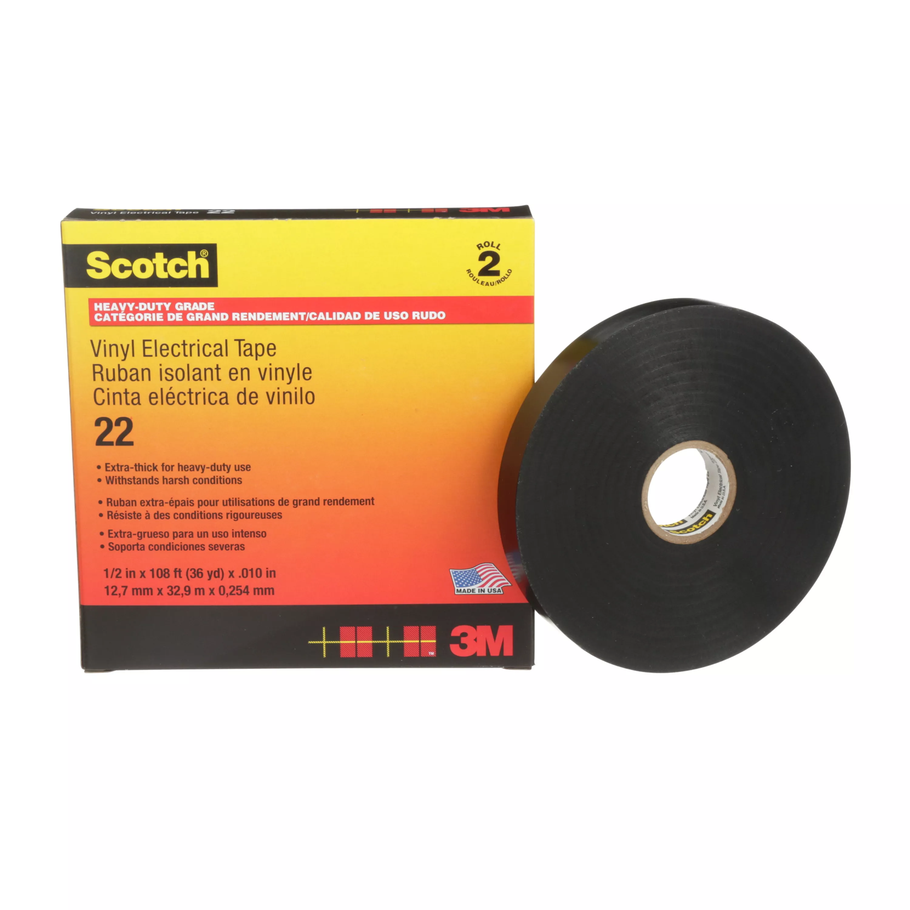 SKU 7000057495 | Scotch® Vinyl Electrical Tape 22