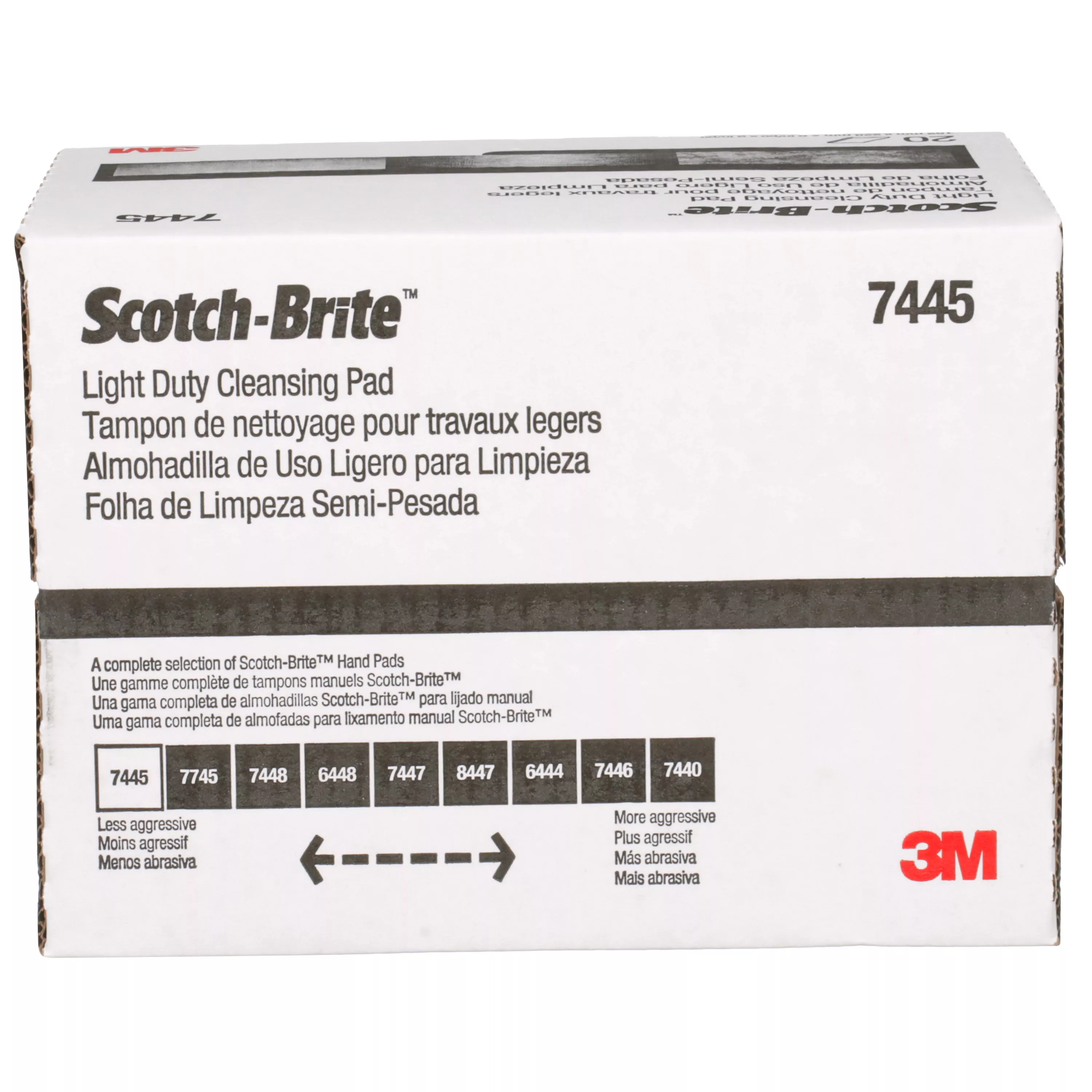 SKU 7000000727 | Scotch-Brite™ Light Cleansing Hand Pad 7445