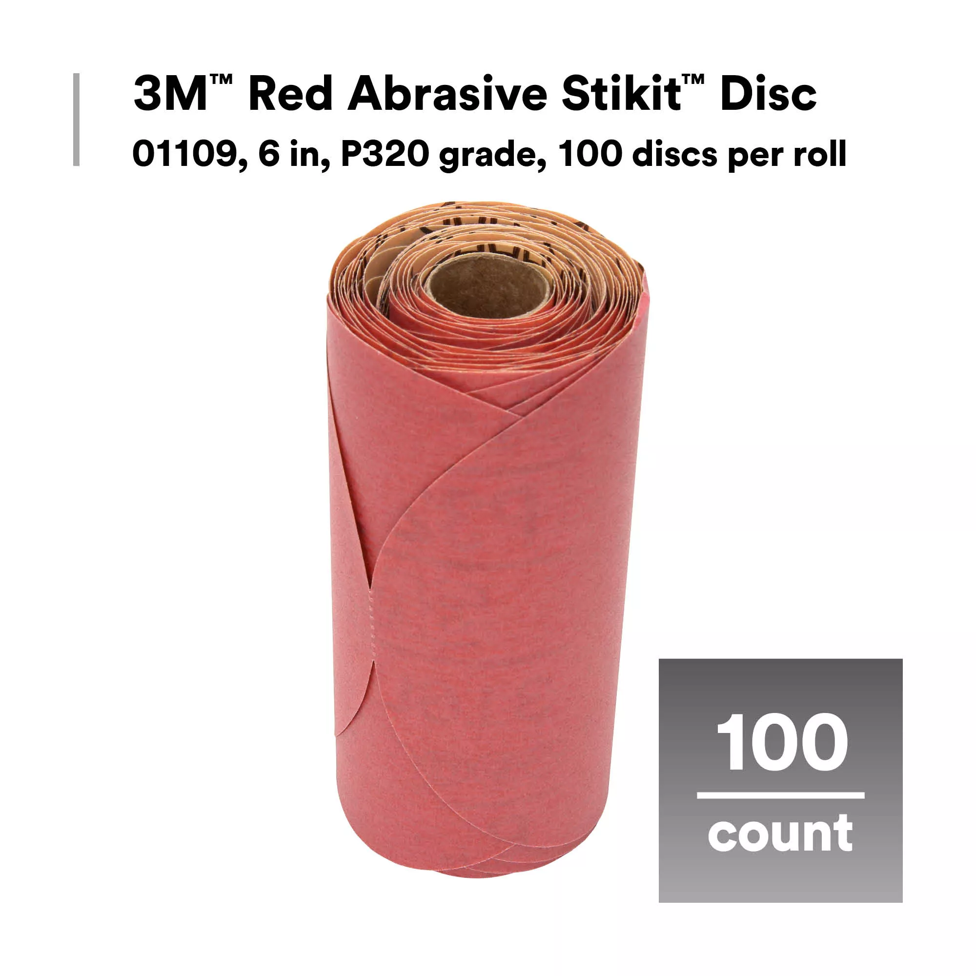 Product Number 316U | 3M™ Red Abrasive Stikit™ Disc