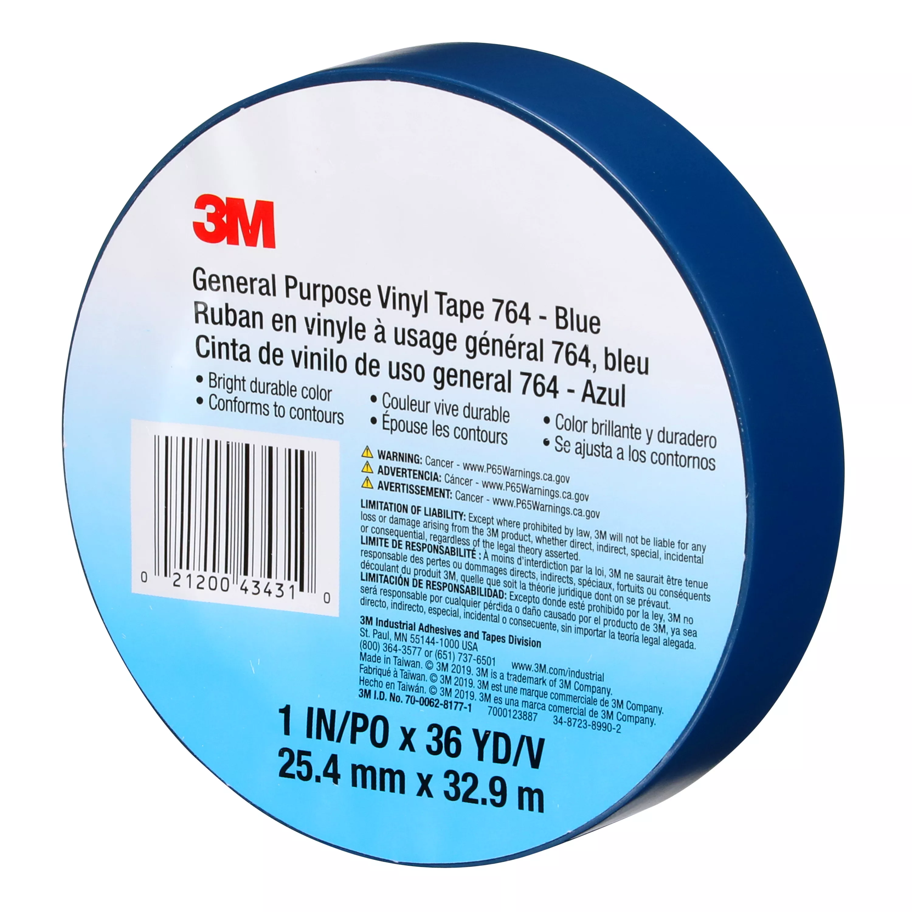 SKU 7000123887 | 3M™ General Purpose Vinyl Tape 764