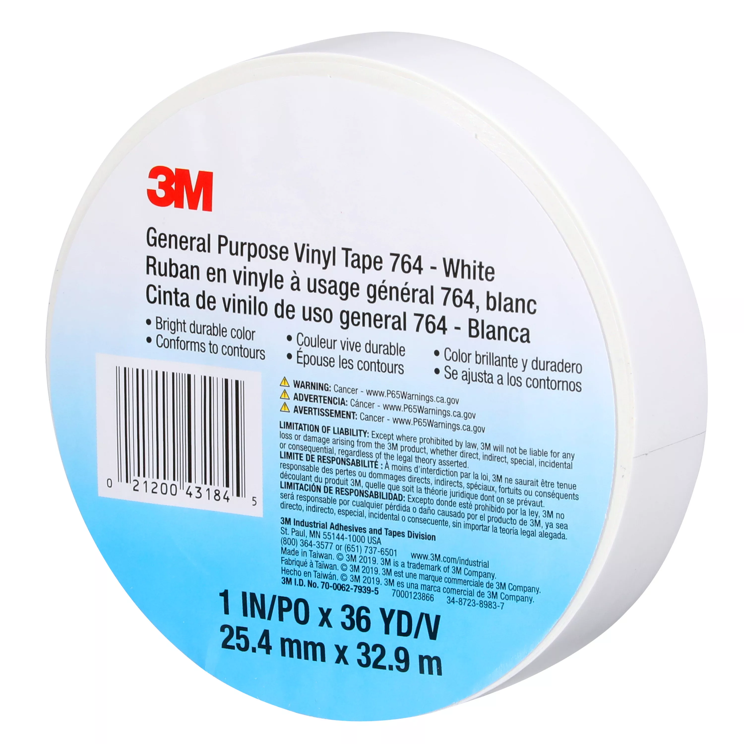 SKU 7000123866 | 3M™ General Purpose Vinyl Tape 764