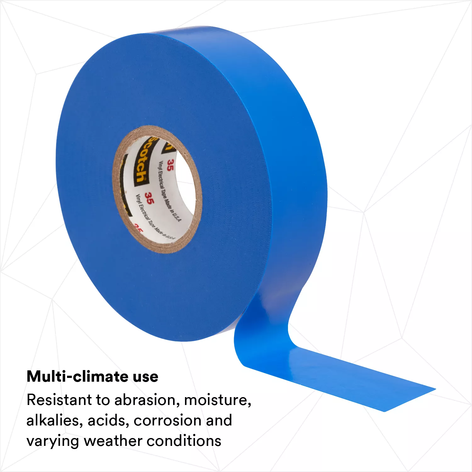 SKU 7000006095 | Scotch® Vinyl Color Coding Electrical Tape 35