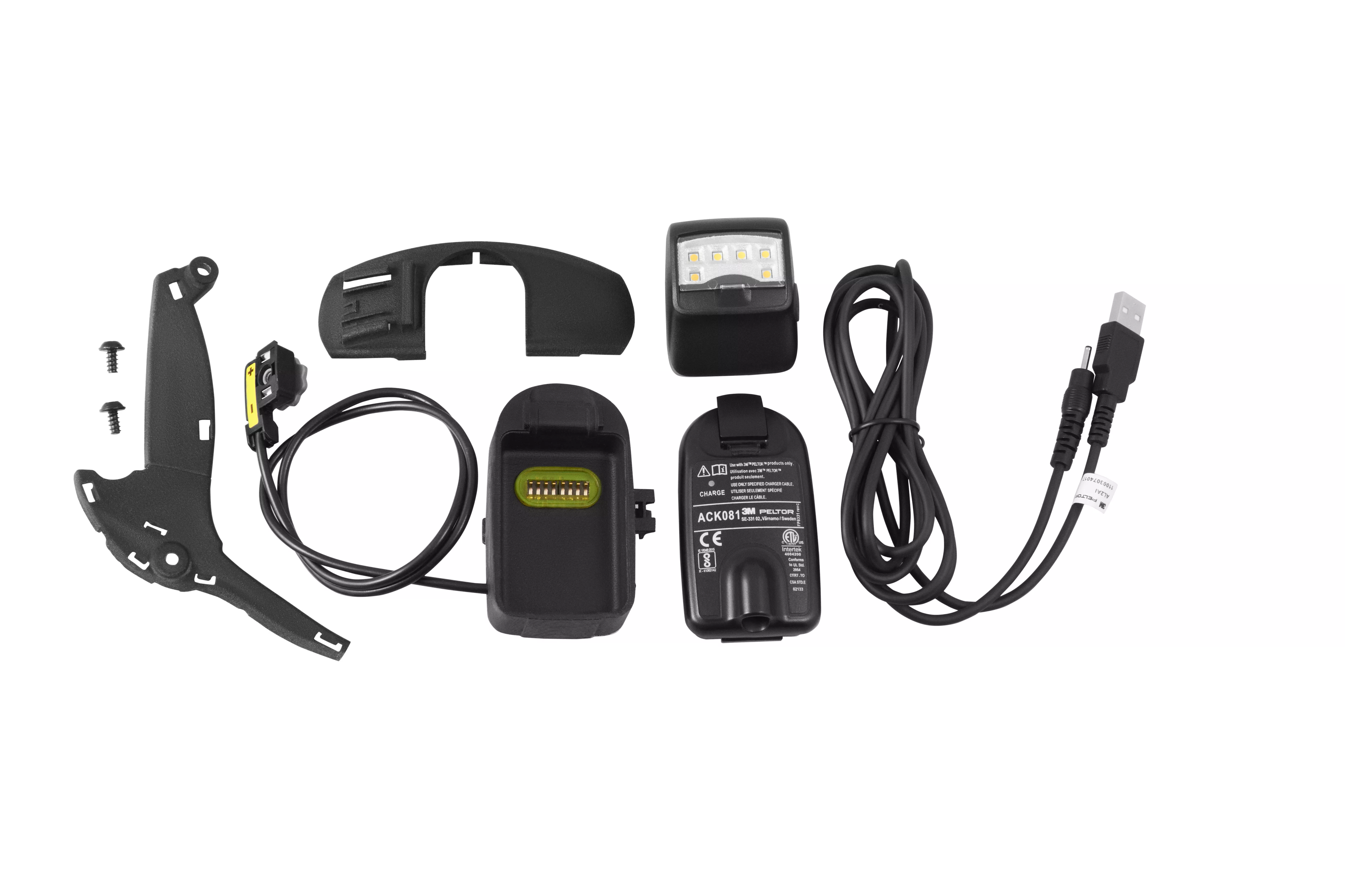 3M™ Speedglas™ G5 Non-Air Welding Helmet Task Light Kit 10-0500-01, including Light, Battery, and Cables, 1 EA/Case