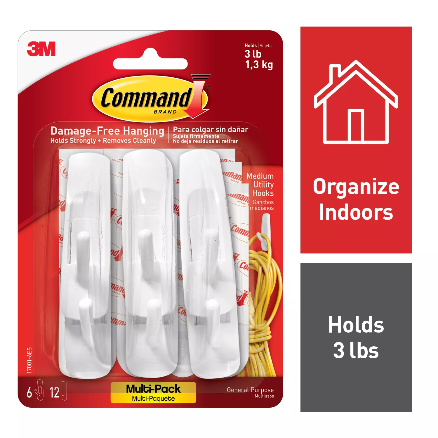 Command™ Medium Utility Hook Value Pack 17001-6ES