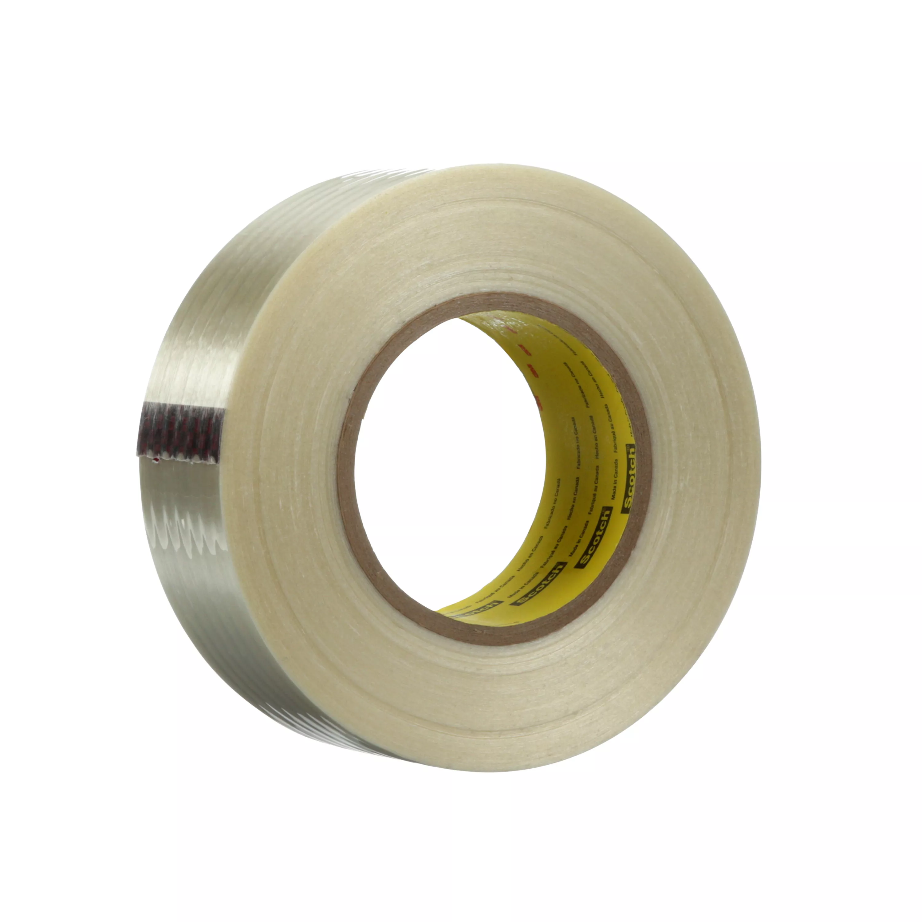 Scotch® Filament Tape 8809, Clear, 48 mm x 55 m, 7.7 mil, 24 Roll/Case