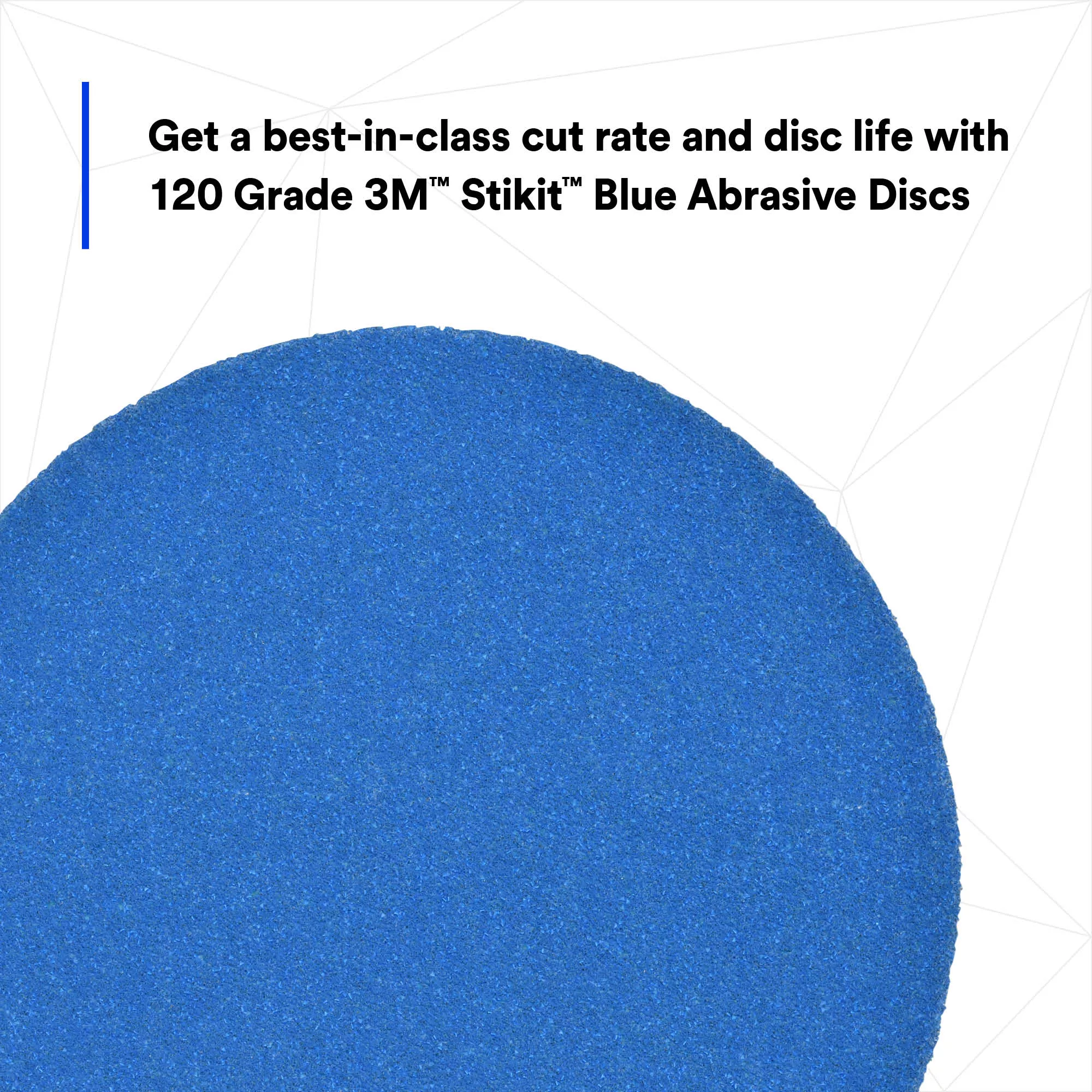 Product Number 321U | 3M™ Stikit™ Blue Abrasive Disc Roll 321U