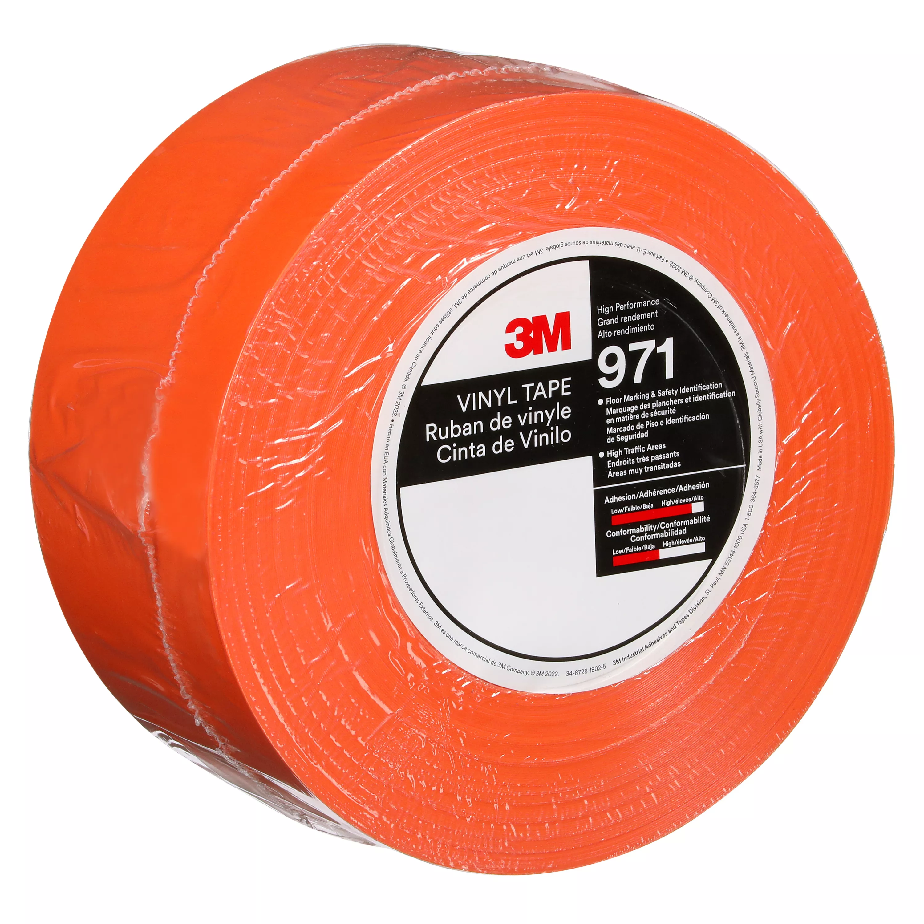 SKU 7100260043 | 3M™ Durable Floor Marking Tape 971