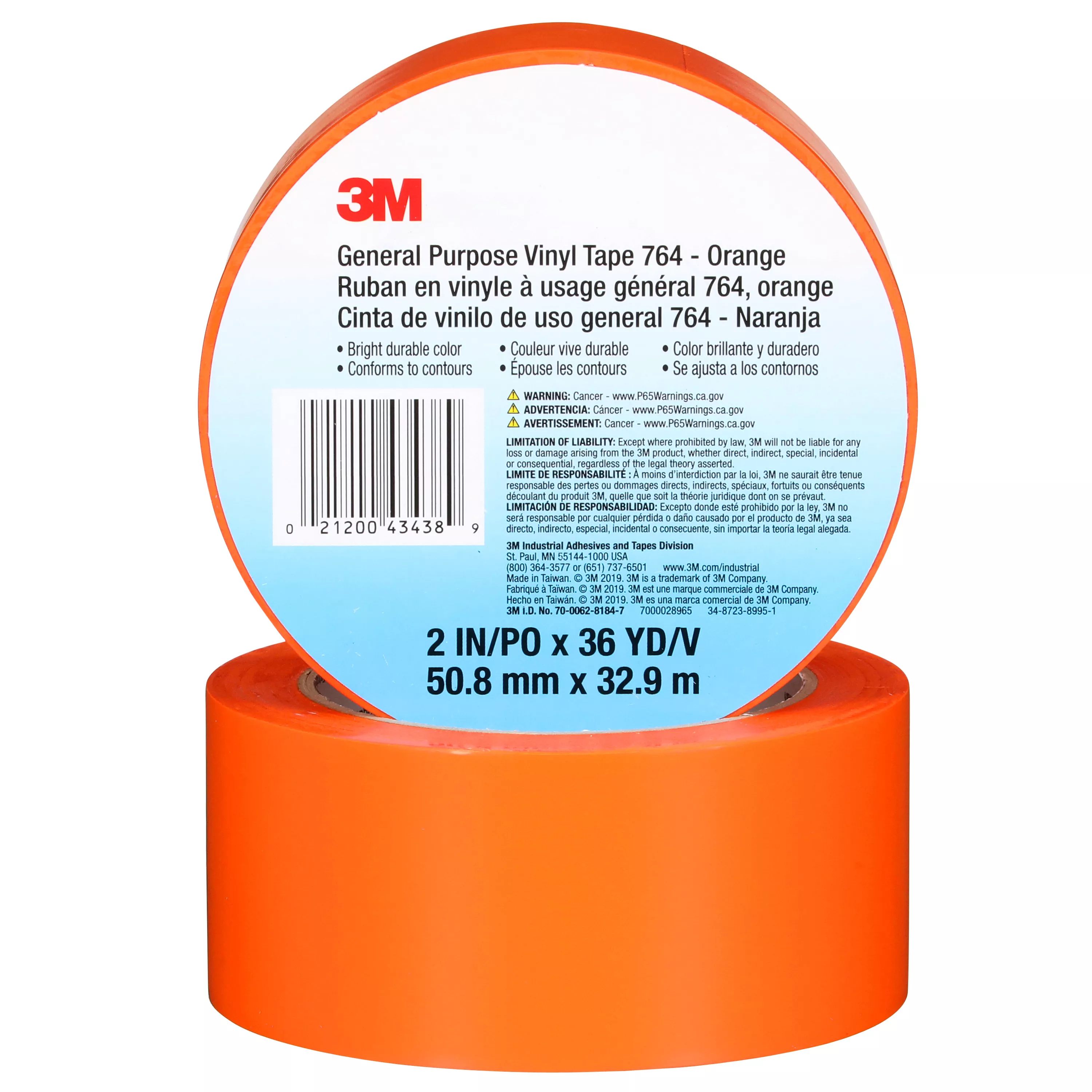 SKU 7000028965 | 3M™ General Purpose Vinyl Tape 764