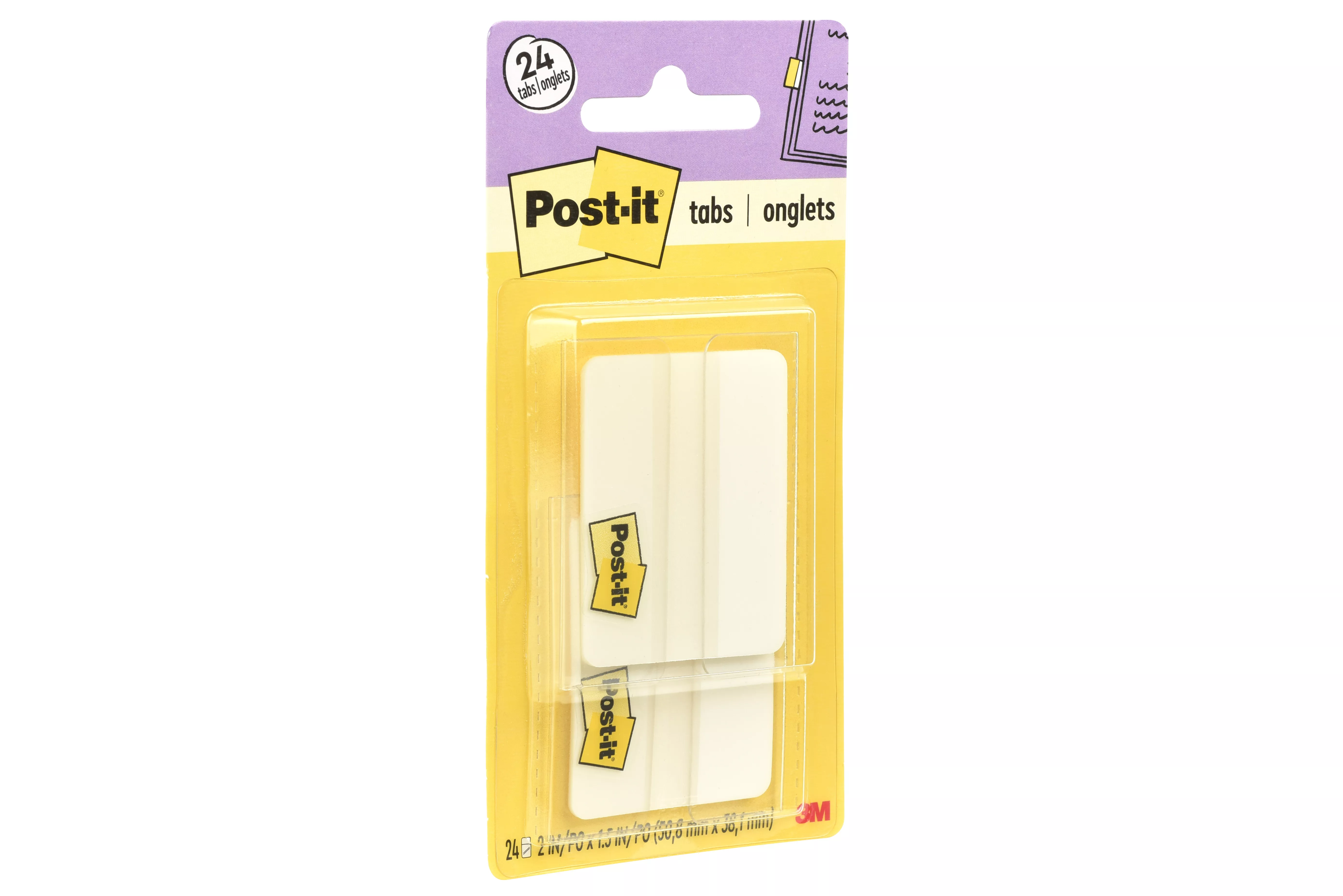 Product Number 686-24WE | Post-it® Durable Tabs 686-24WE