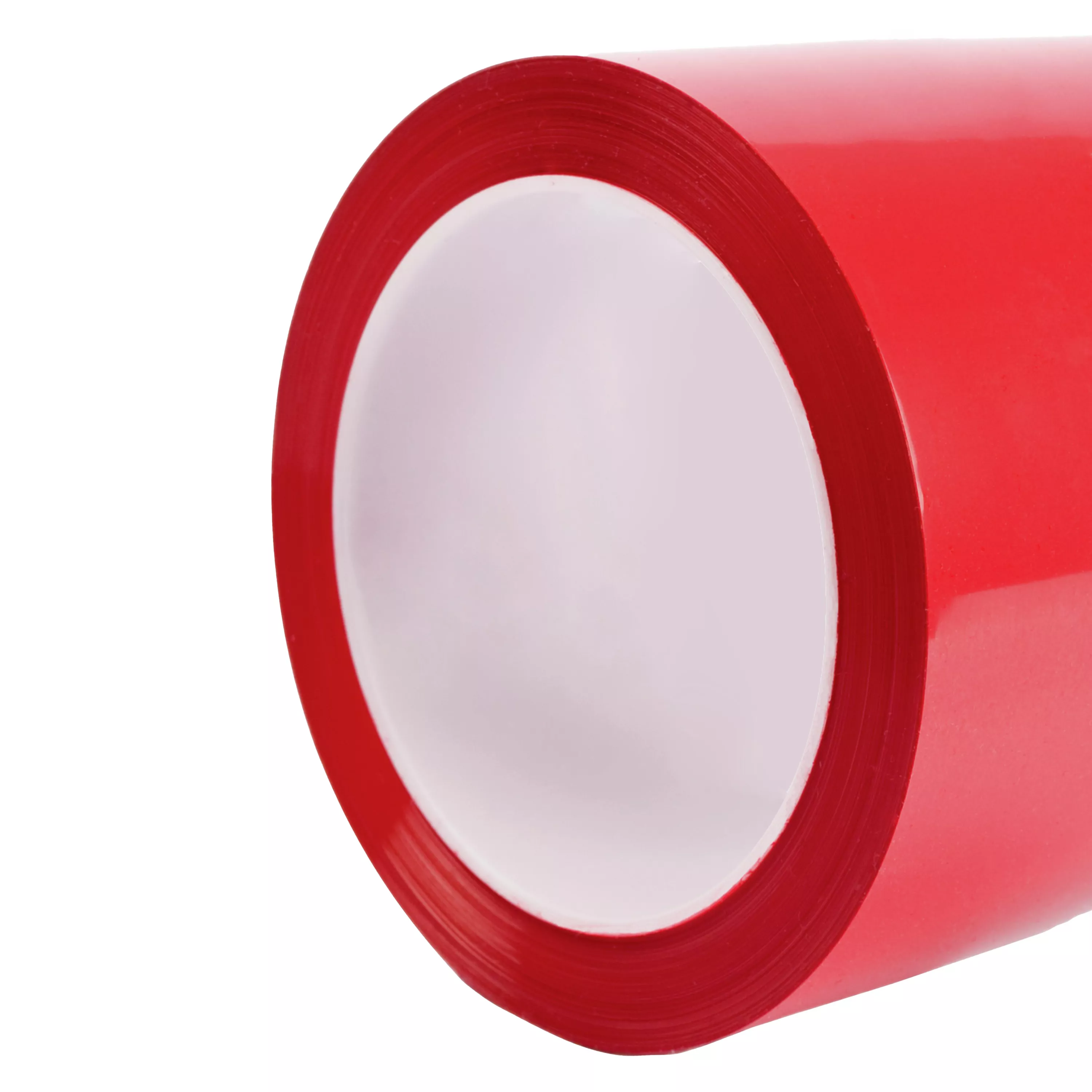 3M™ Polyester Film Tape 850, Red, 4 in x 72 yd, 1.9 mil, 8 Roll/Case