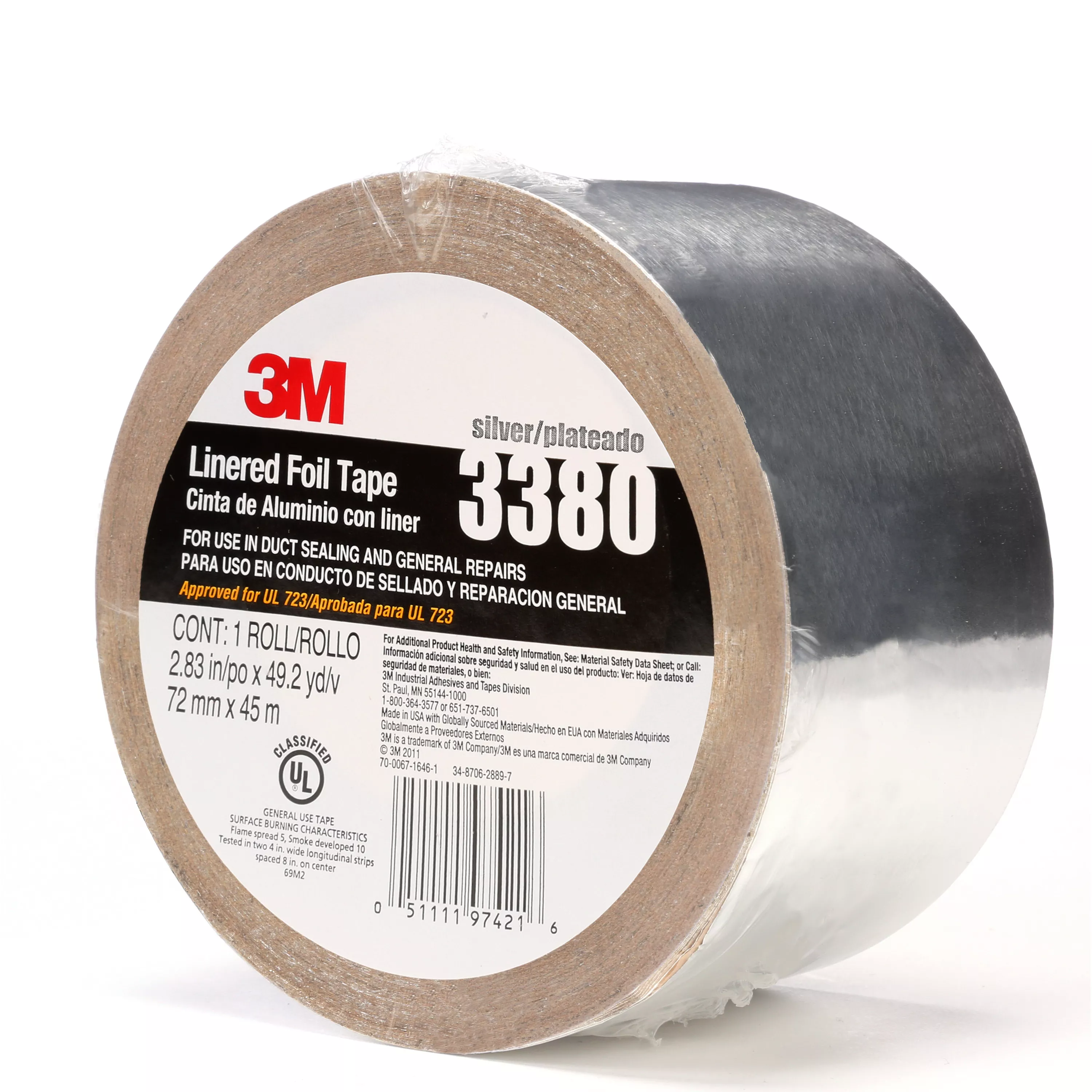 UPC 00051111974216 | 3M™ Aluminum Foil Tape 3380