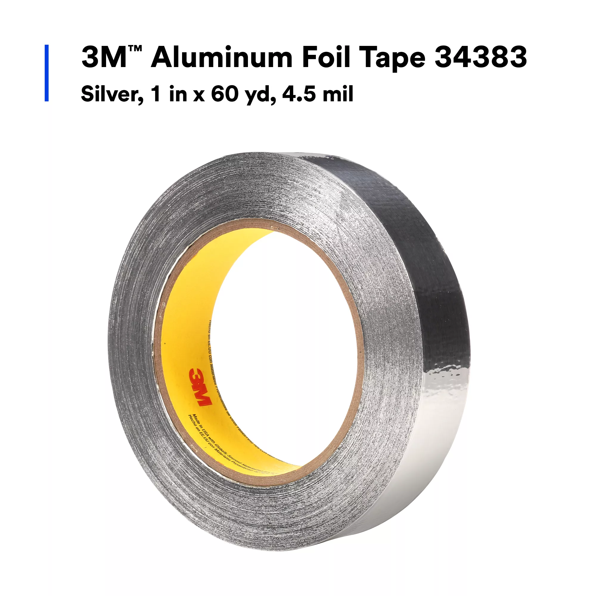 SKU 7000122328 | 3M™ Aluminum Foil Tape 34383