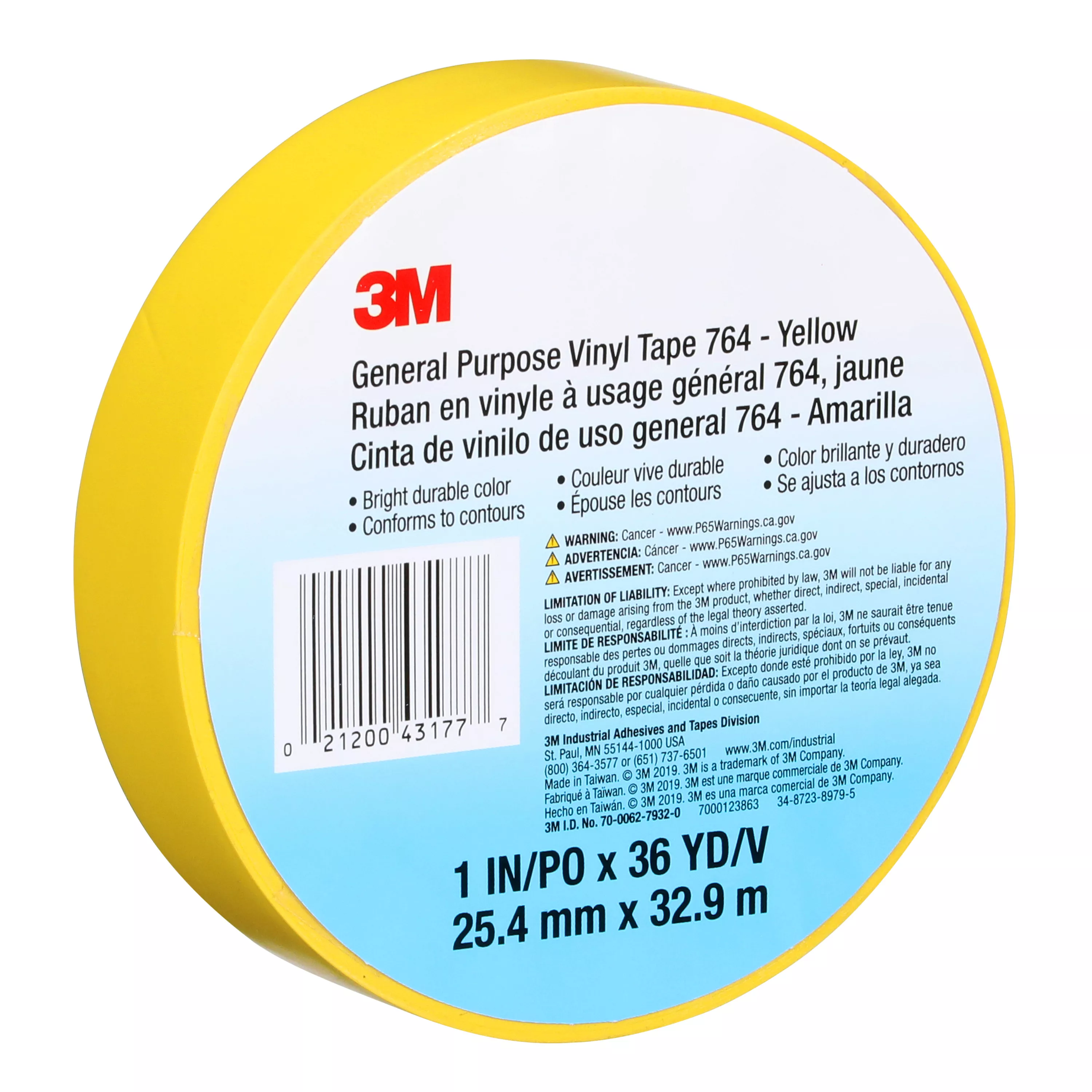 SKU 7000123863 | 3M™ General Purpose Vinyl Tape 764