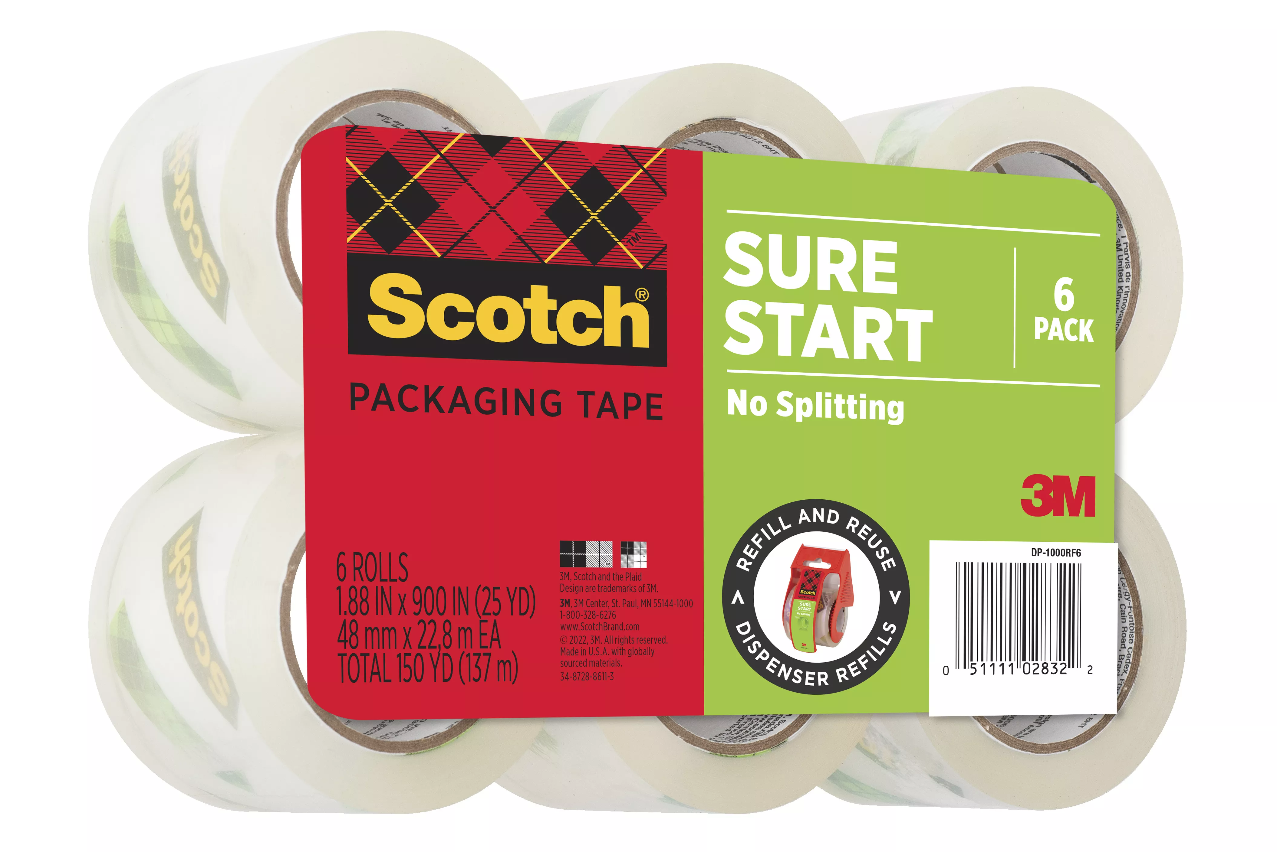 SKU 7010412624 | Scotch® Sure Start Packaging Tape