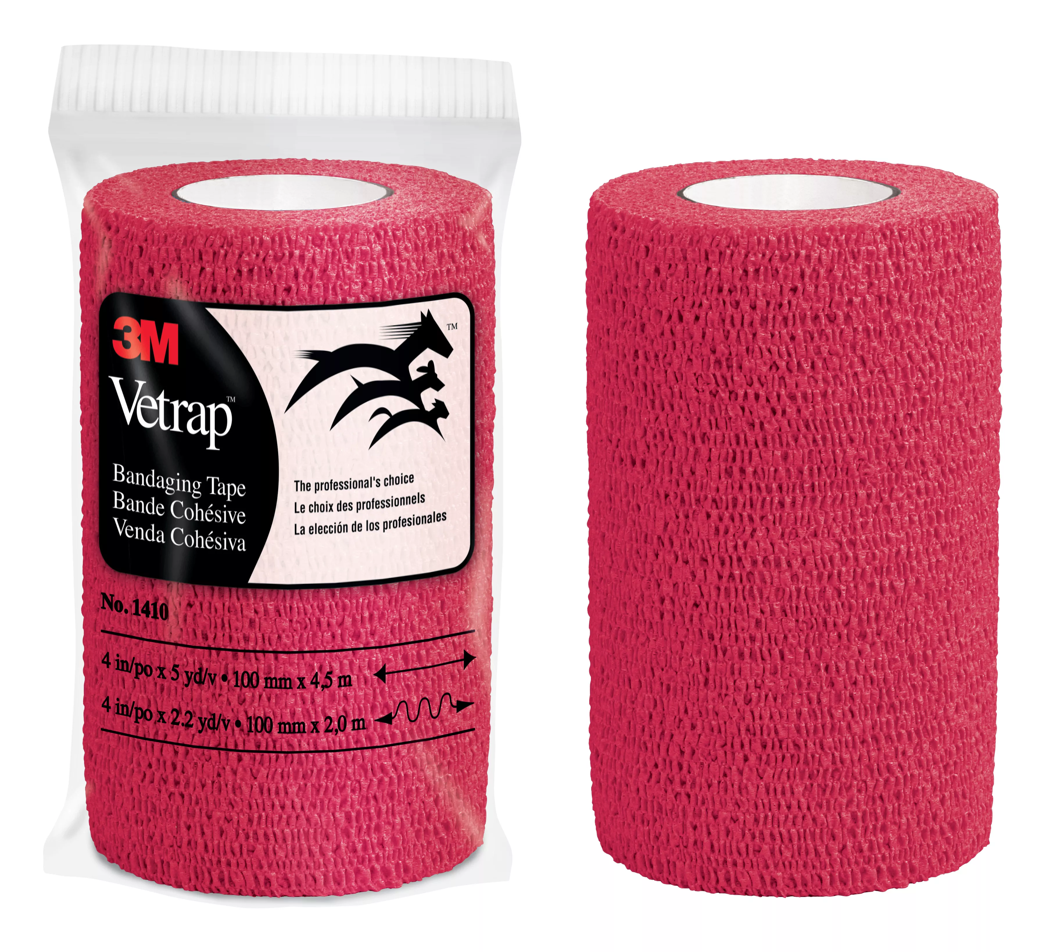 SKU 7100295321 | 3M™ Vetrap™ Bandaging Tape 1410R-18