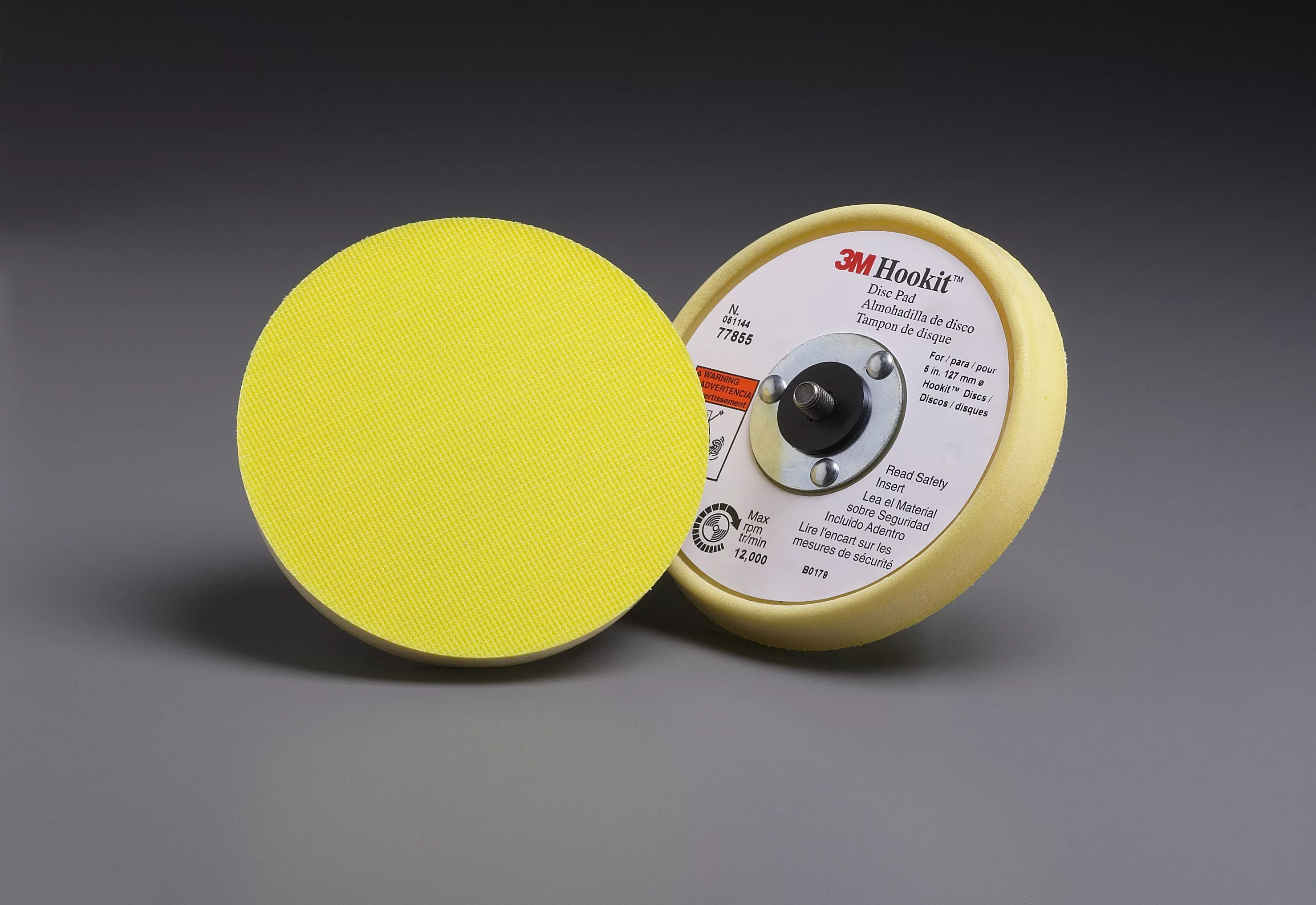 Product Number 77855 | 3M™ Hookit™ Low Profile Finishing Disc Pad 77855