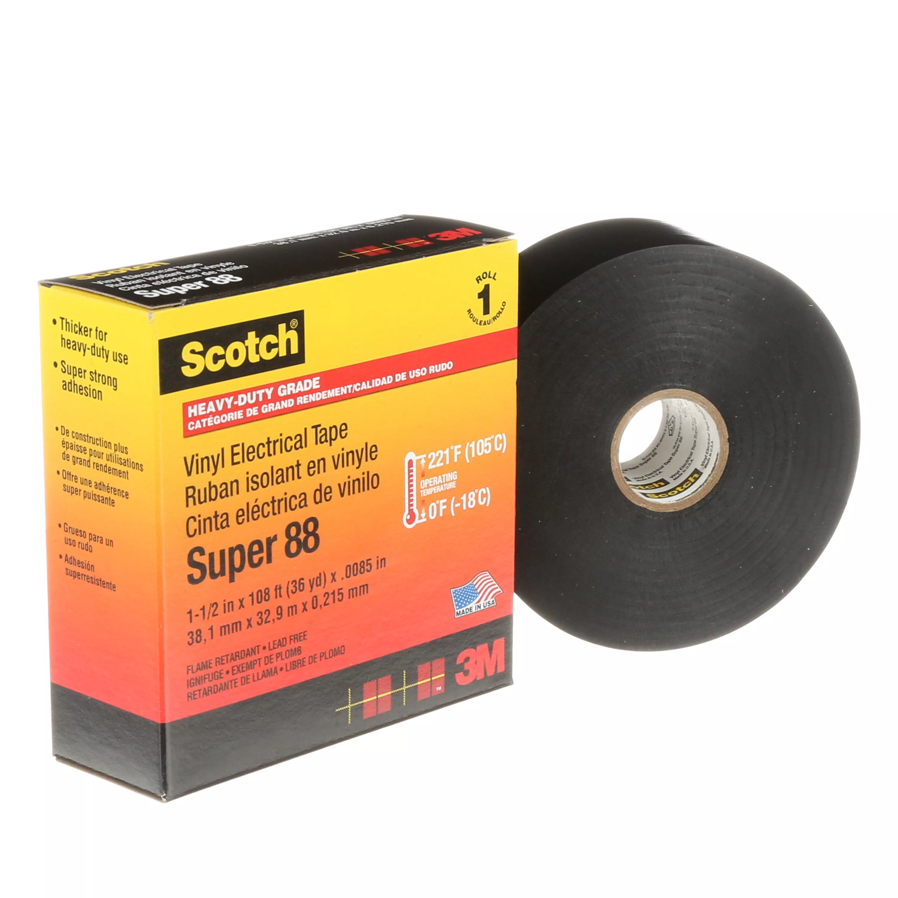 UPC 00054007103493 | Scotch® Vinyl Electrical Tape Super 88