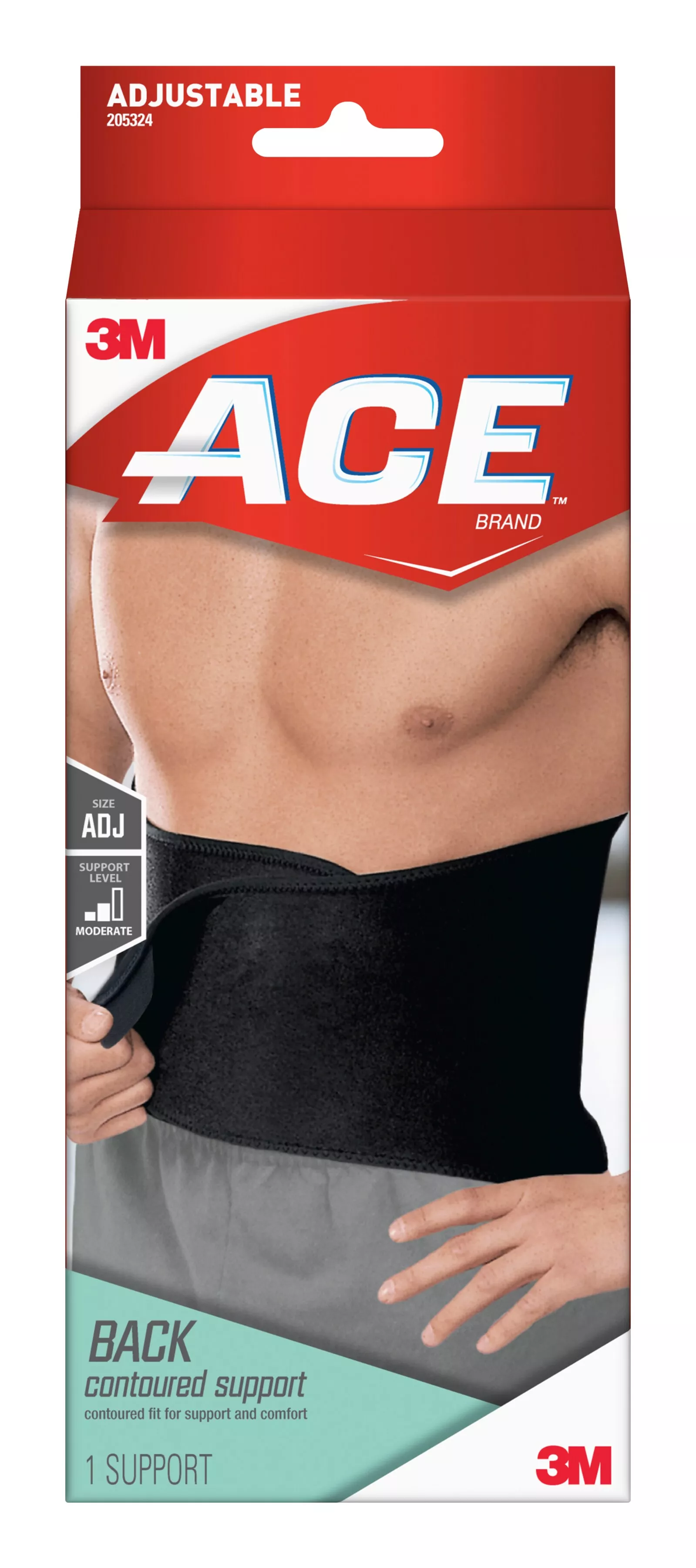 Product Number 205324 | ACE™ Contoured Back Support 205324