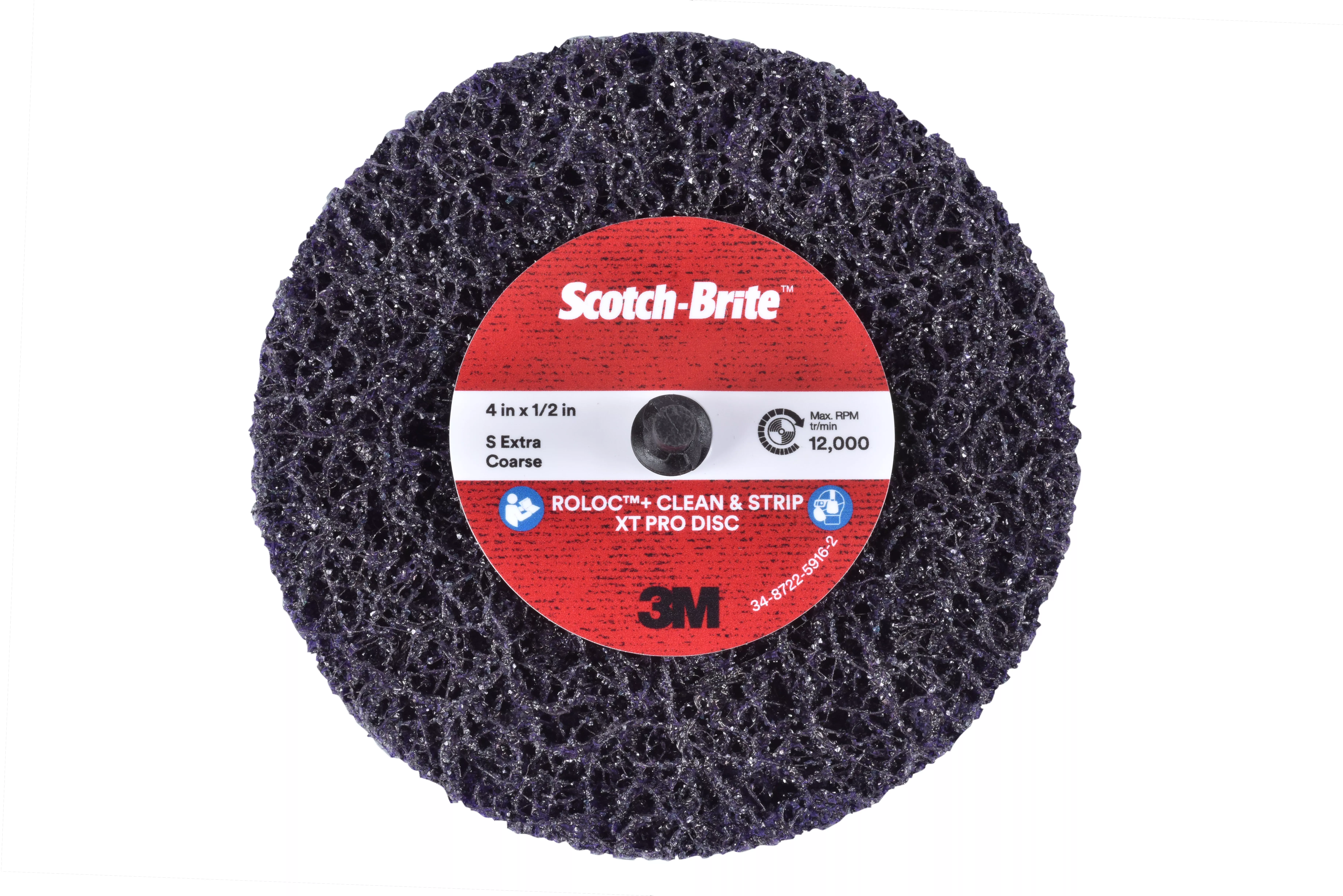 SKU 7100176127 | Scotch-Brite™ Roloc™+ Clean and Strip XT Pro Disc