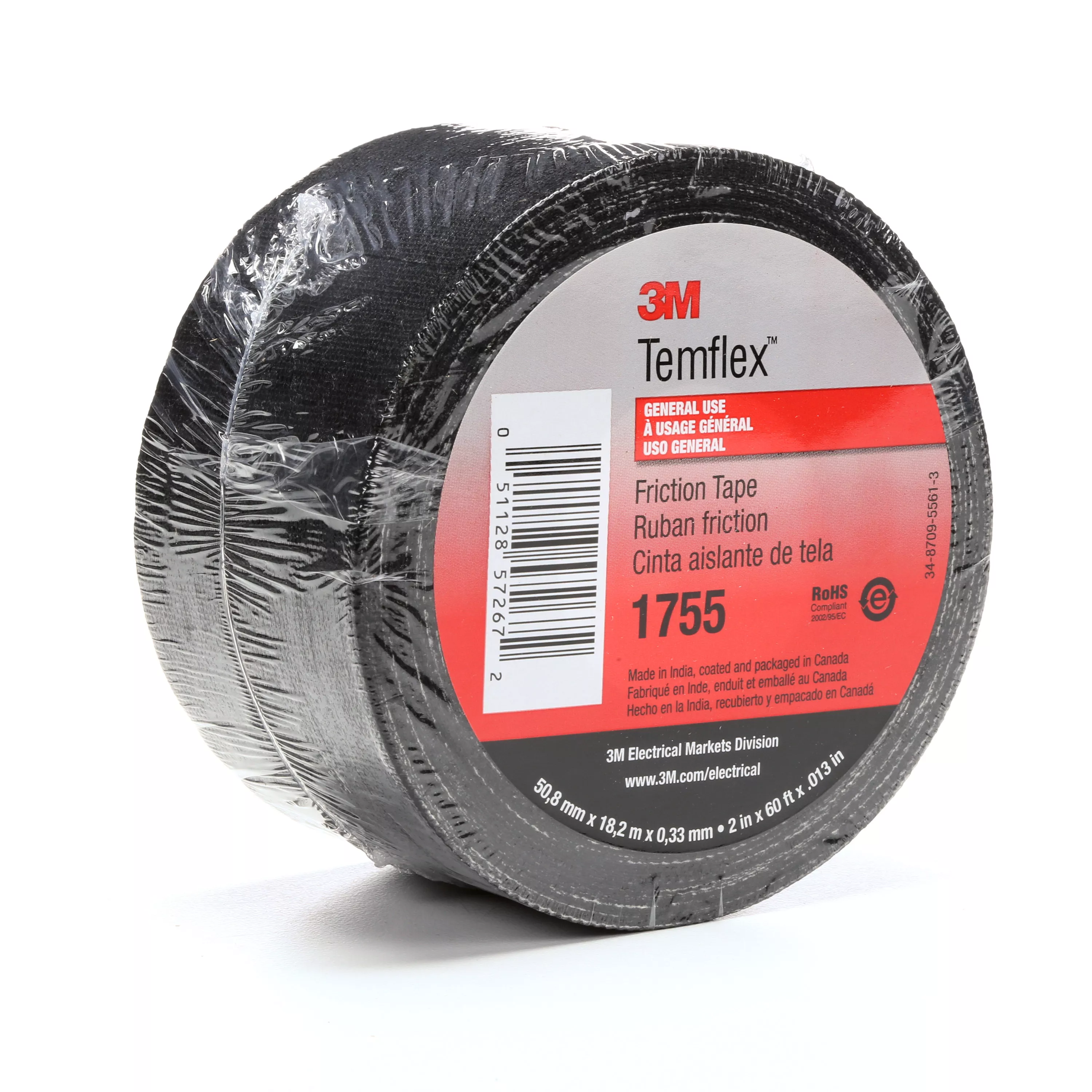 UPC 00051128572672 | 3M™ Temflex™ Cotton Friction Tape 1755