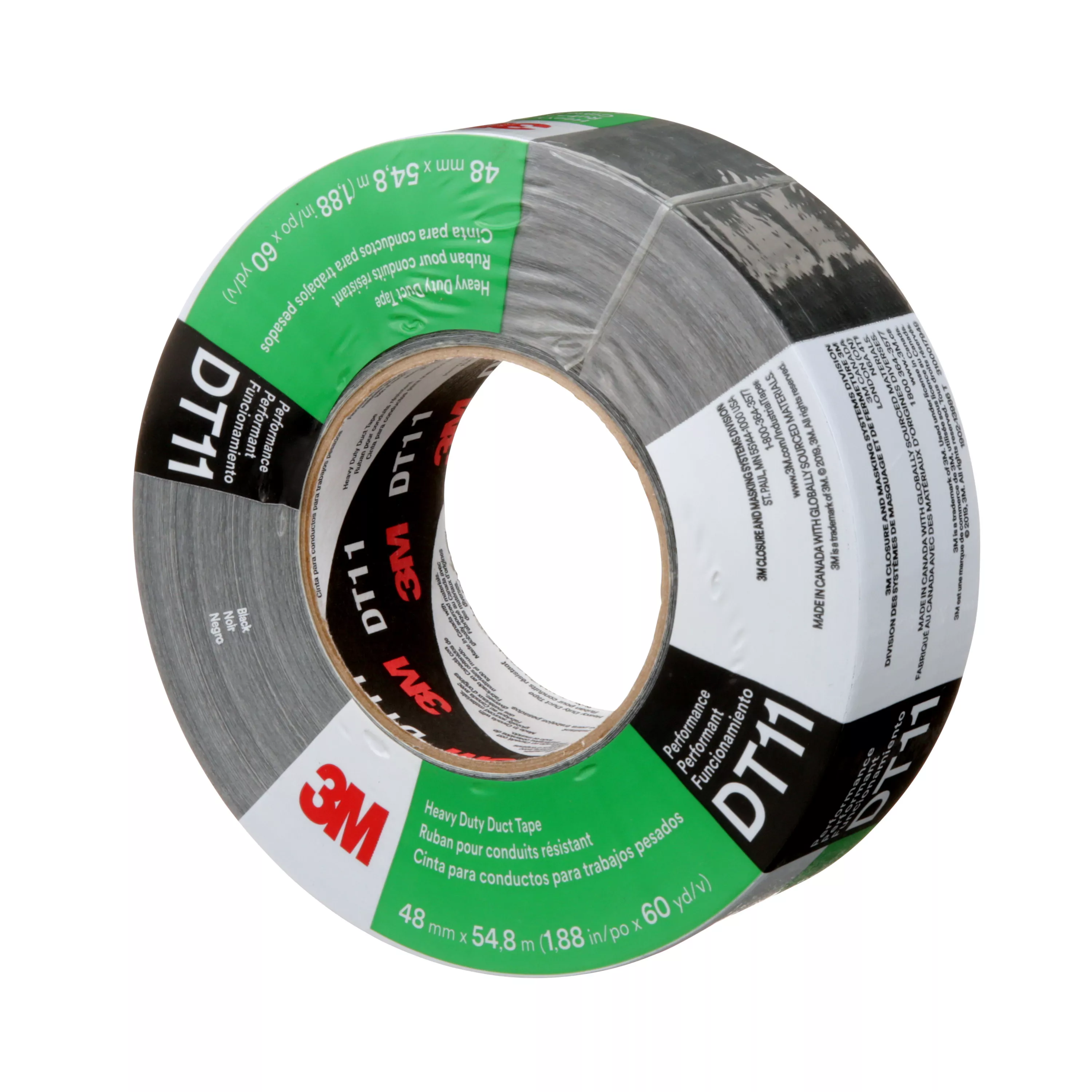 SKU 7100158377 | 3M™ Heavy Duty Duct Tape DT11