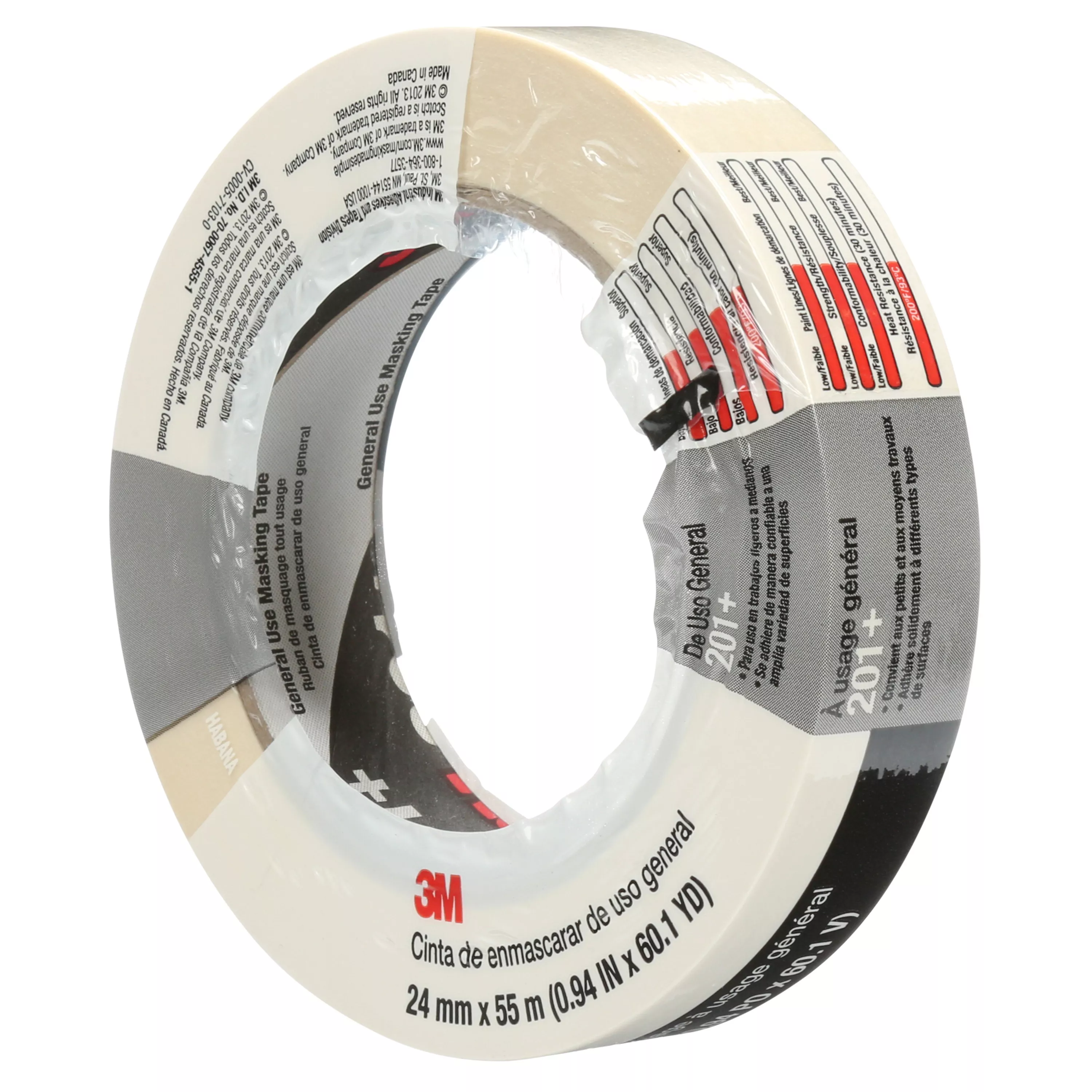 SKU 7000148416 | 3M™ General Use Masking Tape 201+