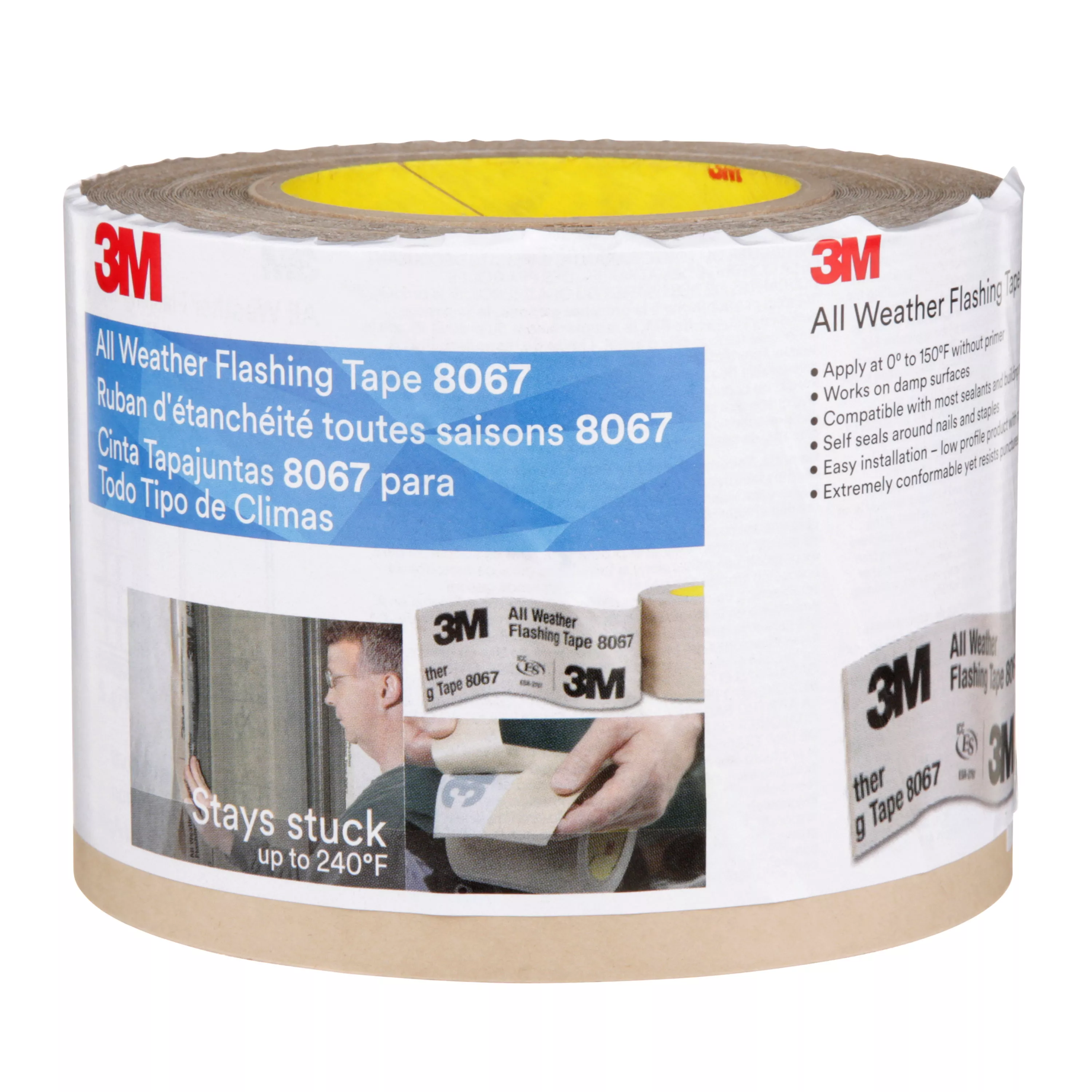 SKU 7000001346 | 3M™ All Weather Flashing Tape 8067