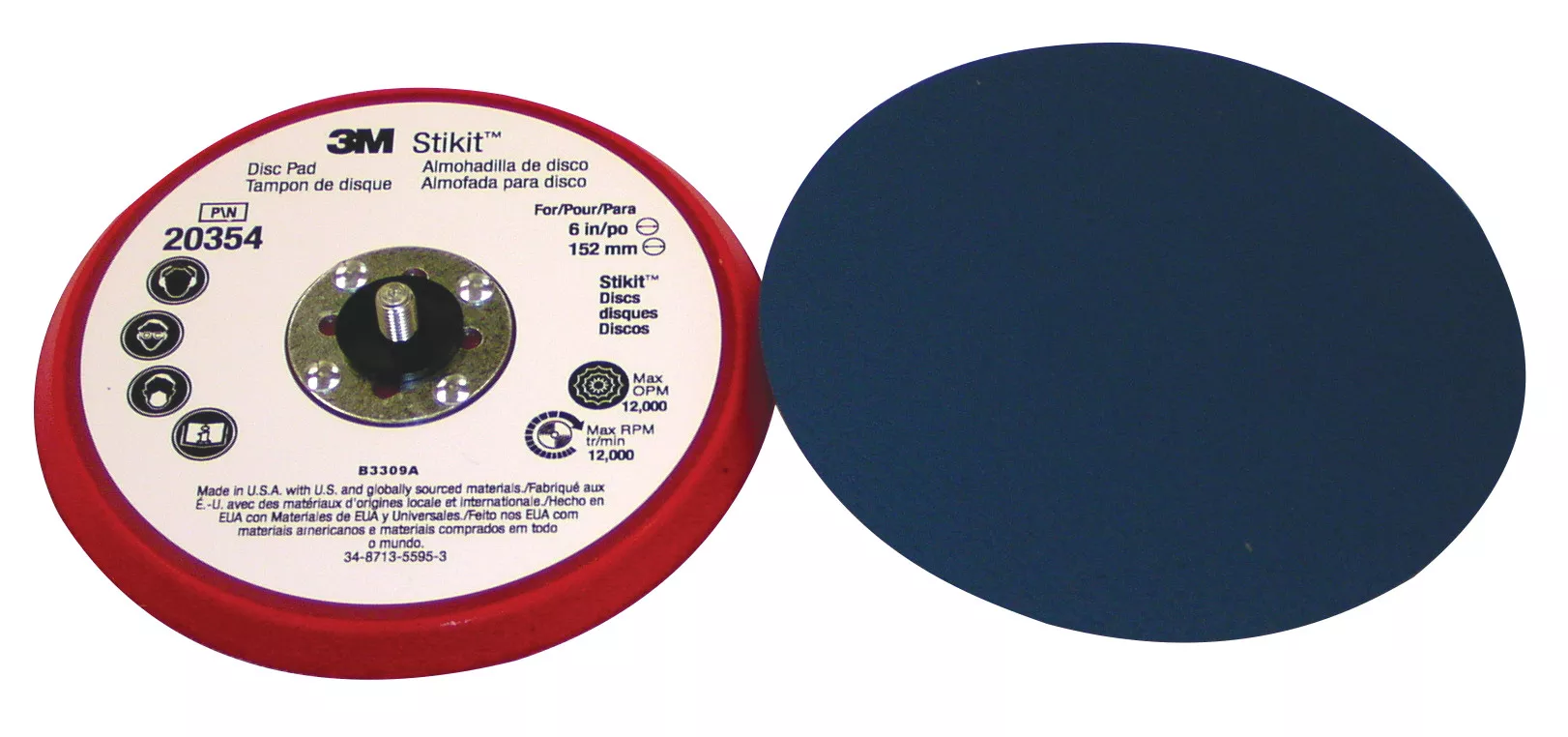 SKU 7100029149 | 3M™ Stikit™ Low Profile Disc Pad 20354