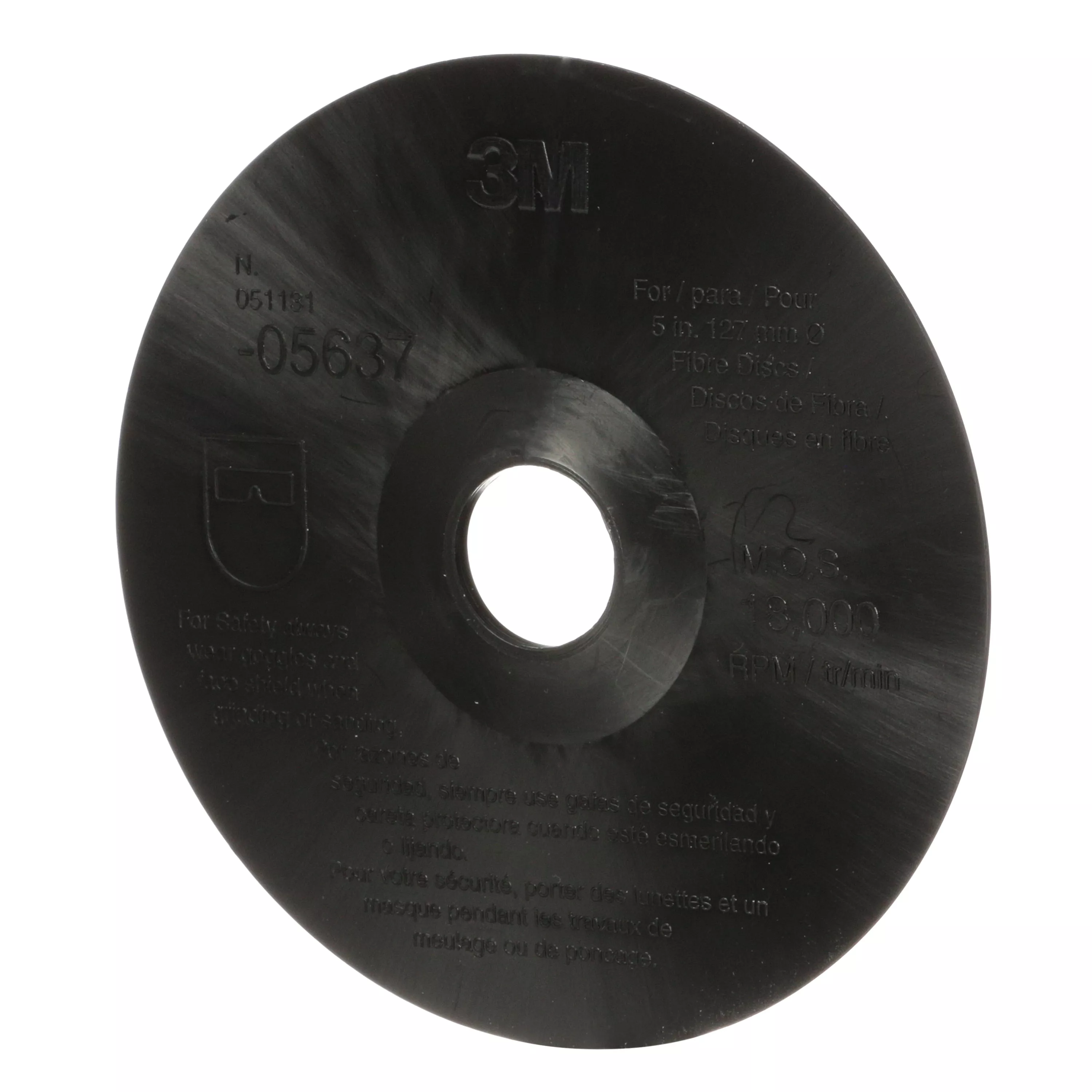 Product Number 5637 | 3M™ Fibre Disc Backup Pad 05637