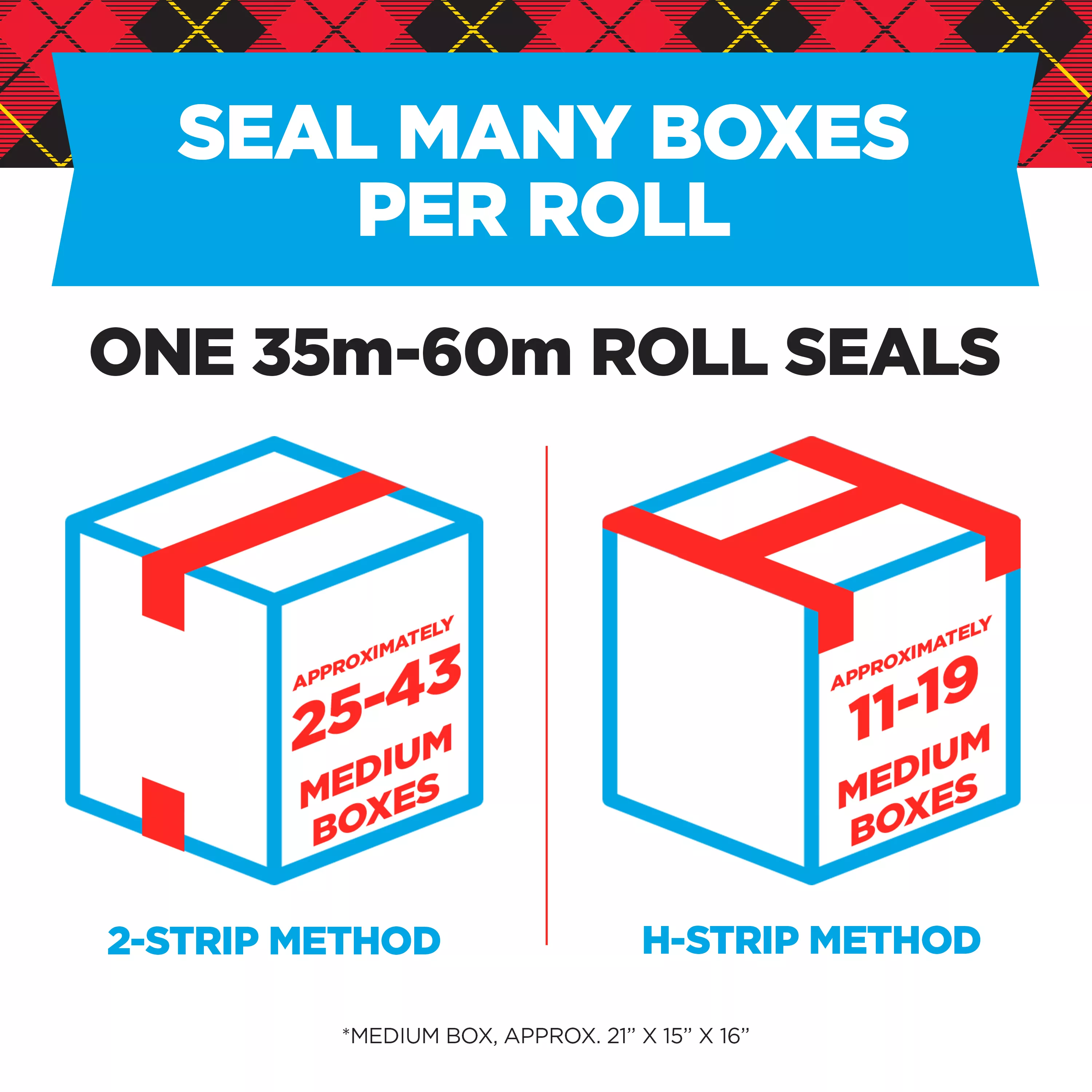 Product Number 3850-3 | Scotch® Heavy Duty Shipping Packaging Tape 3850-3