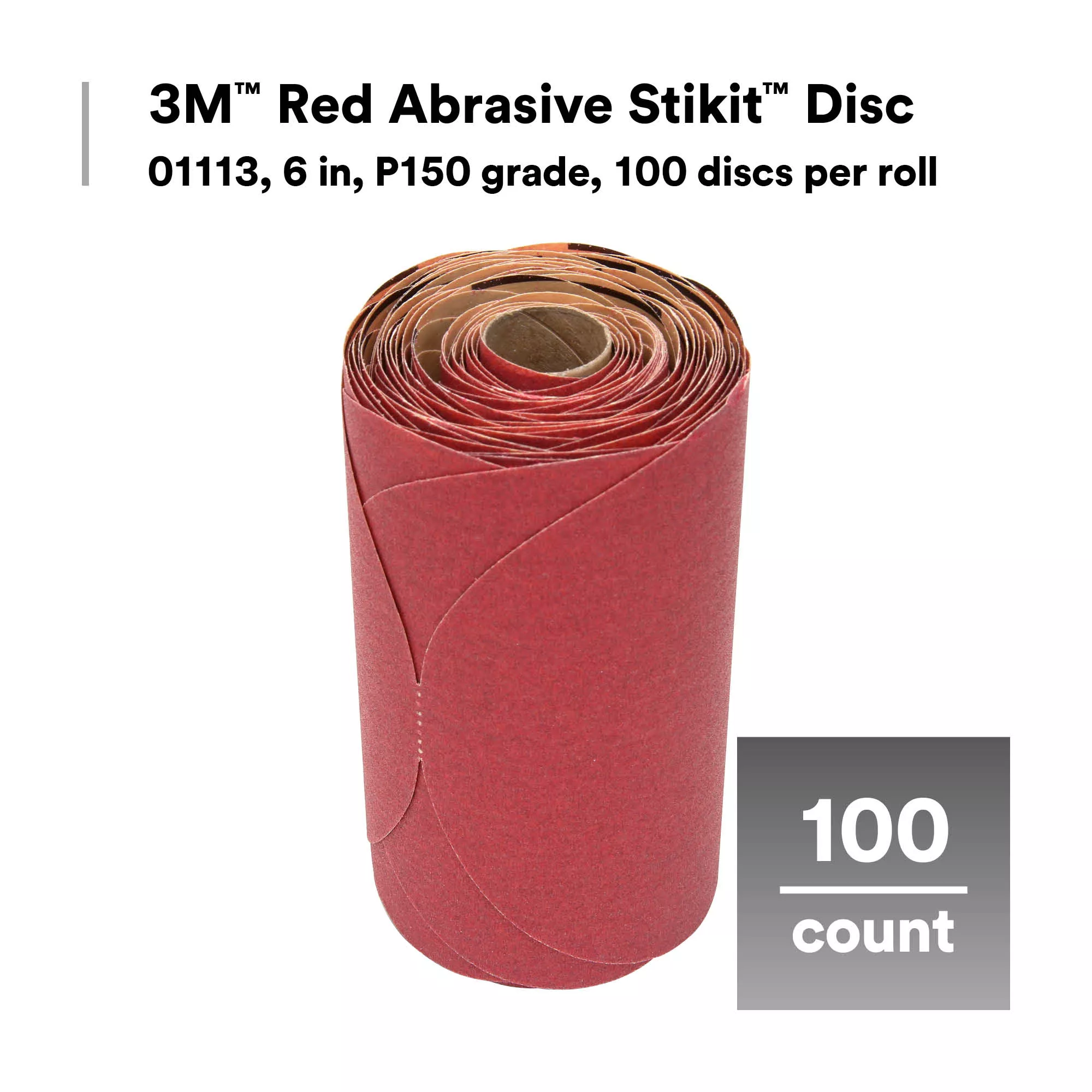 Product Number 316U | 3M™ Red Abrasive Stikit™ Disc