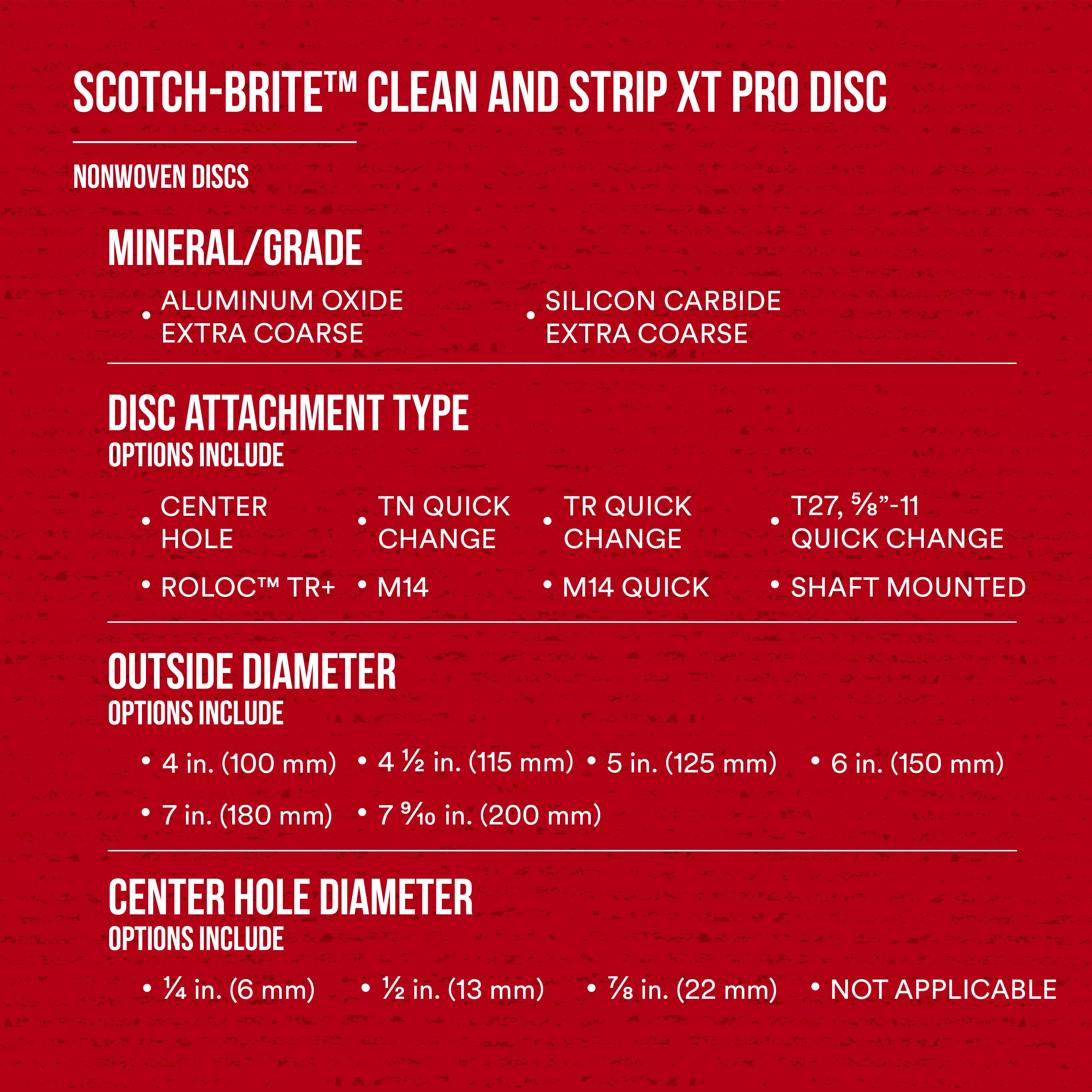 SKU 7100176093 | Scotch-Brite™ Clean and Strip XT Pro Disc