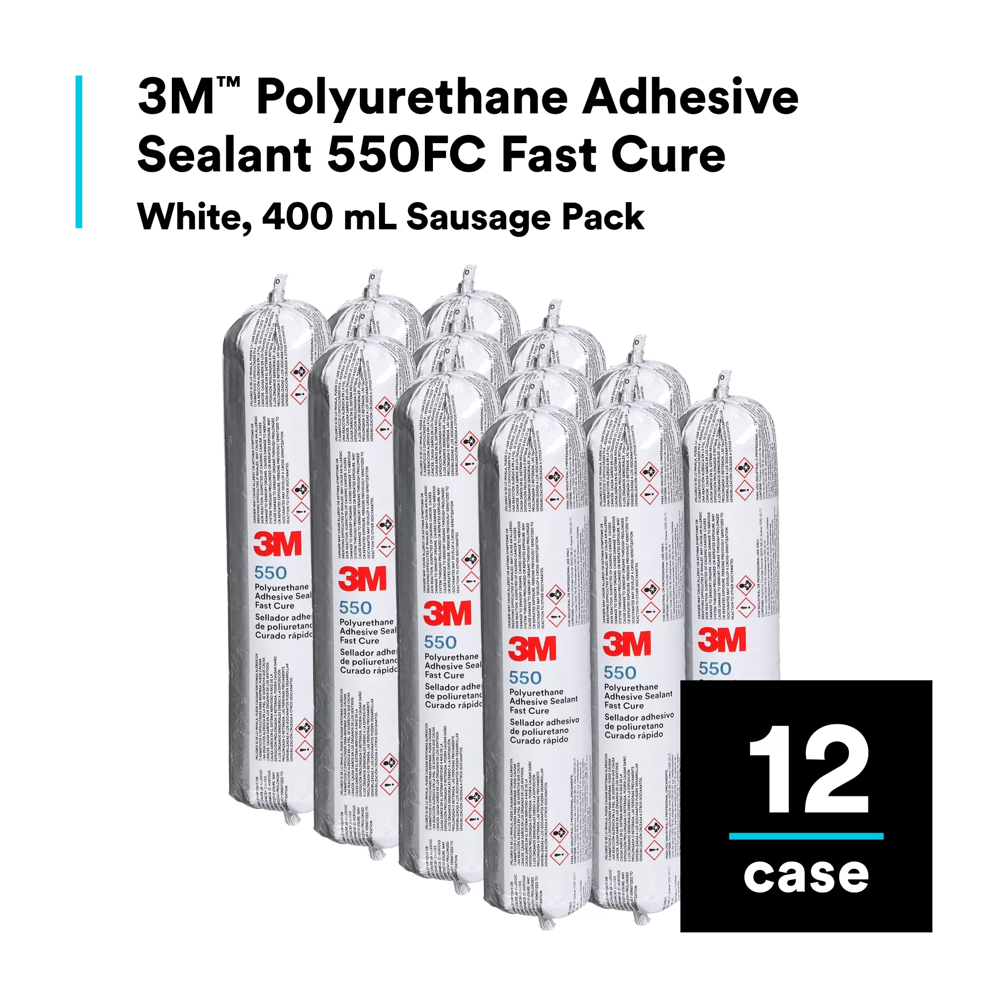 SKU 7100197999 | 3M™ Polyurethane Adhesive Sealant 550FC Fast Cure