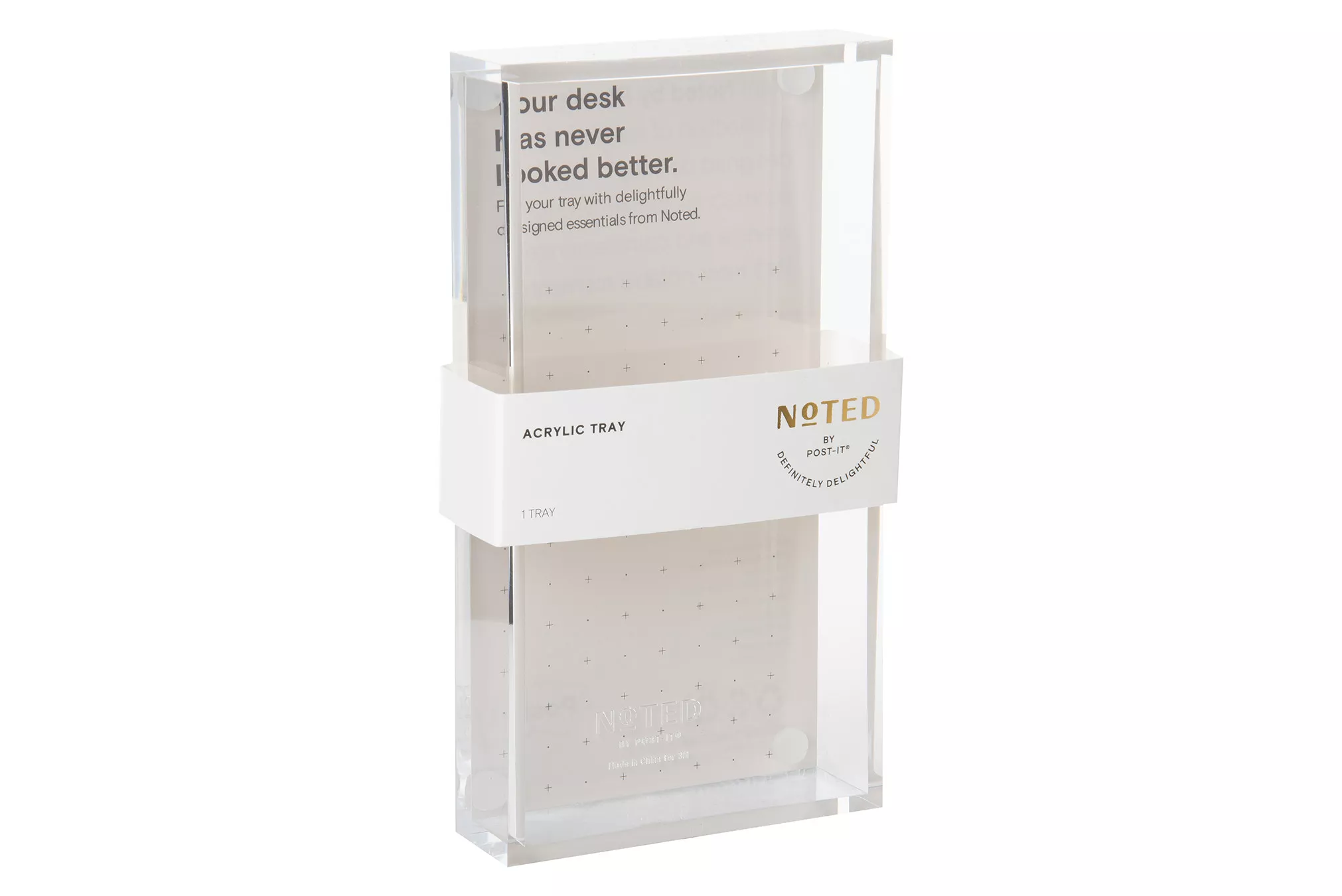 SKU 7100233163 | Post-it® Acrylic Tray NTD-TRAY-36