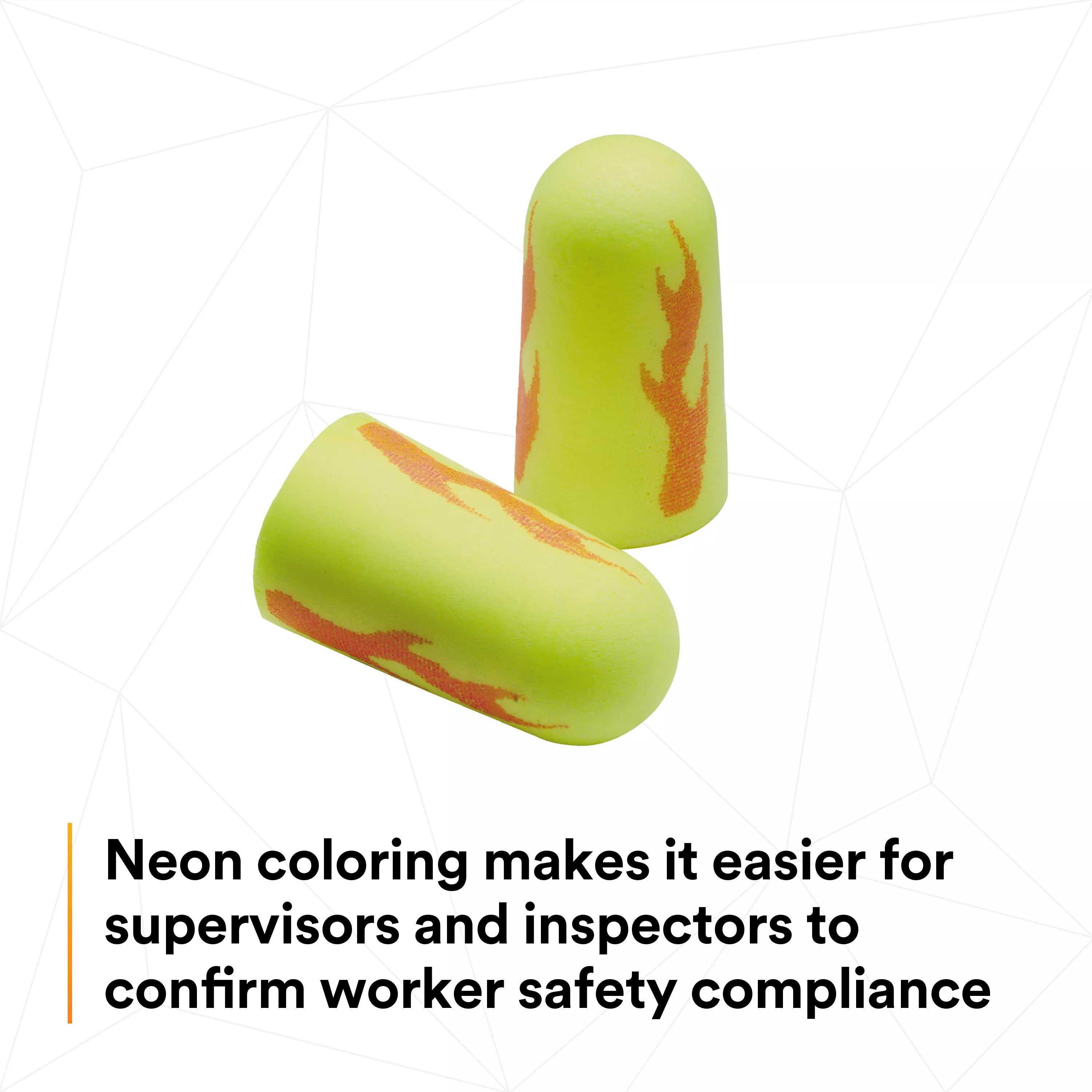 SKU 7000002304 | 3M™ E-A-Rsoft™ Yellow Neon Blasts™ Earplugs 312-1252