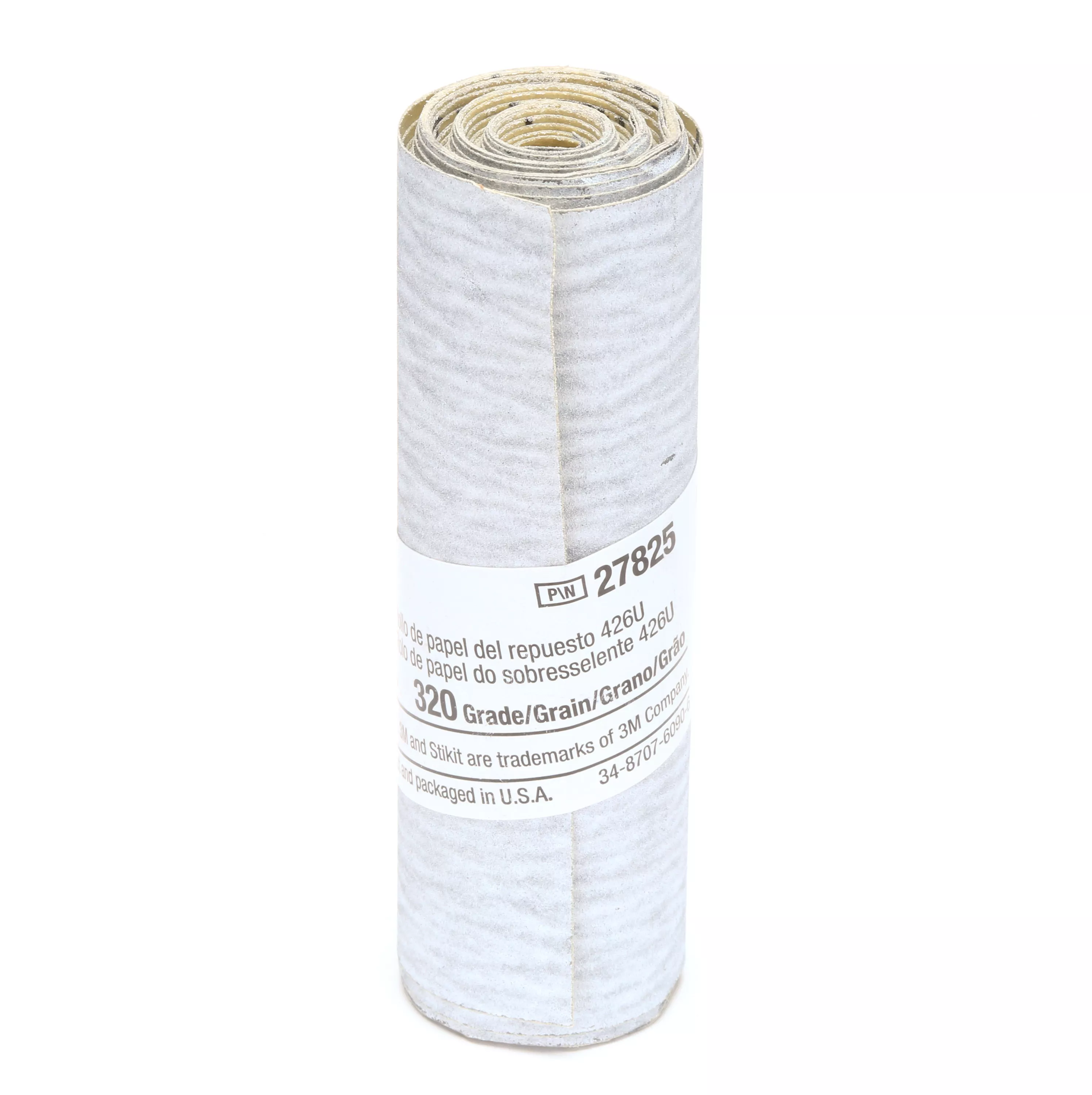 3M™ Stikit™ Paper Refill Roll 426U, 320 A-weight, 3-1/4 in x 100 in, 10/Carton, 50 ea/Case