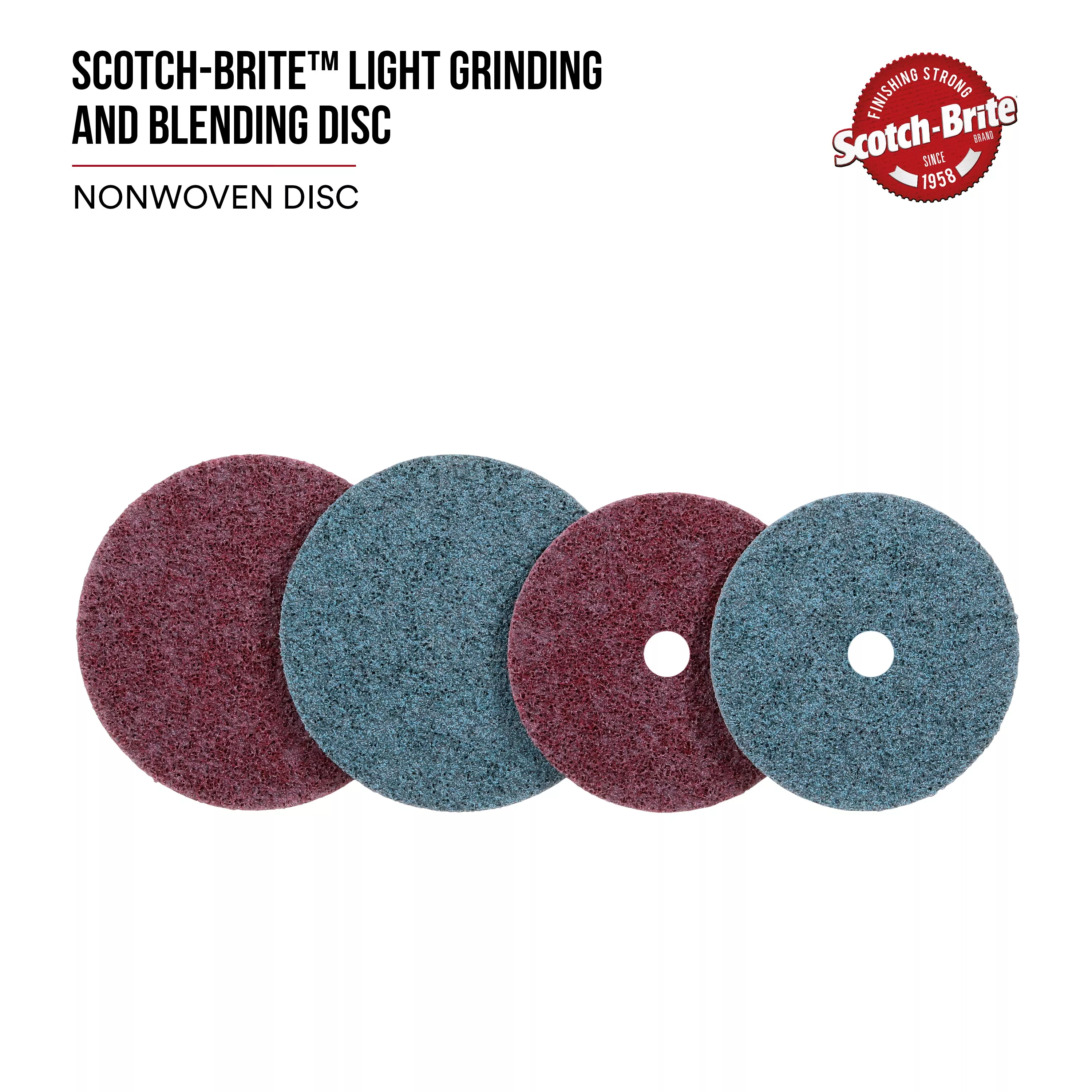 SKU 7000121103 | Scotch-Brite™ Light Grinding and Blending Disc