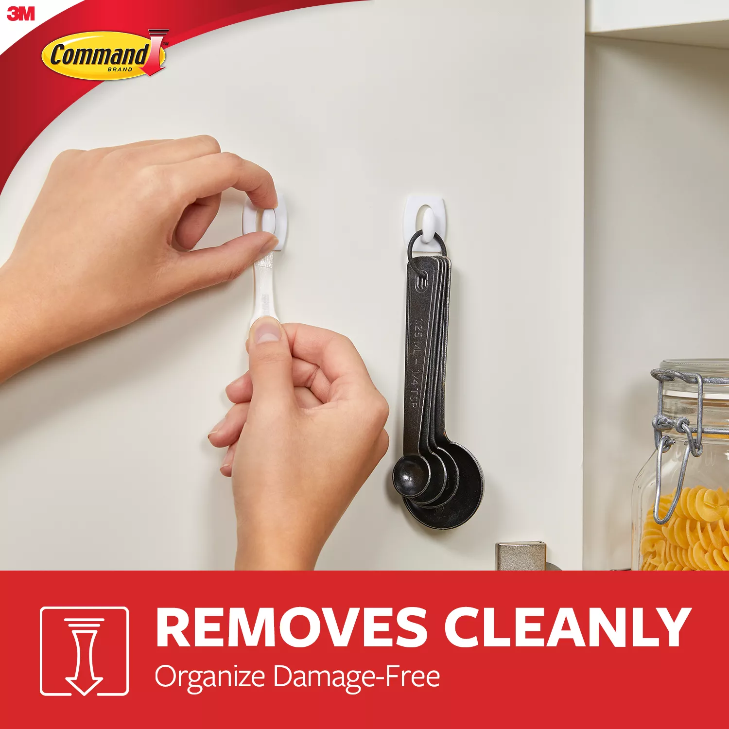 SKU 7100112814 | Command™ Mini Clear Hooks 17006CLR-ES