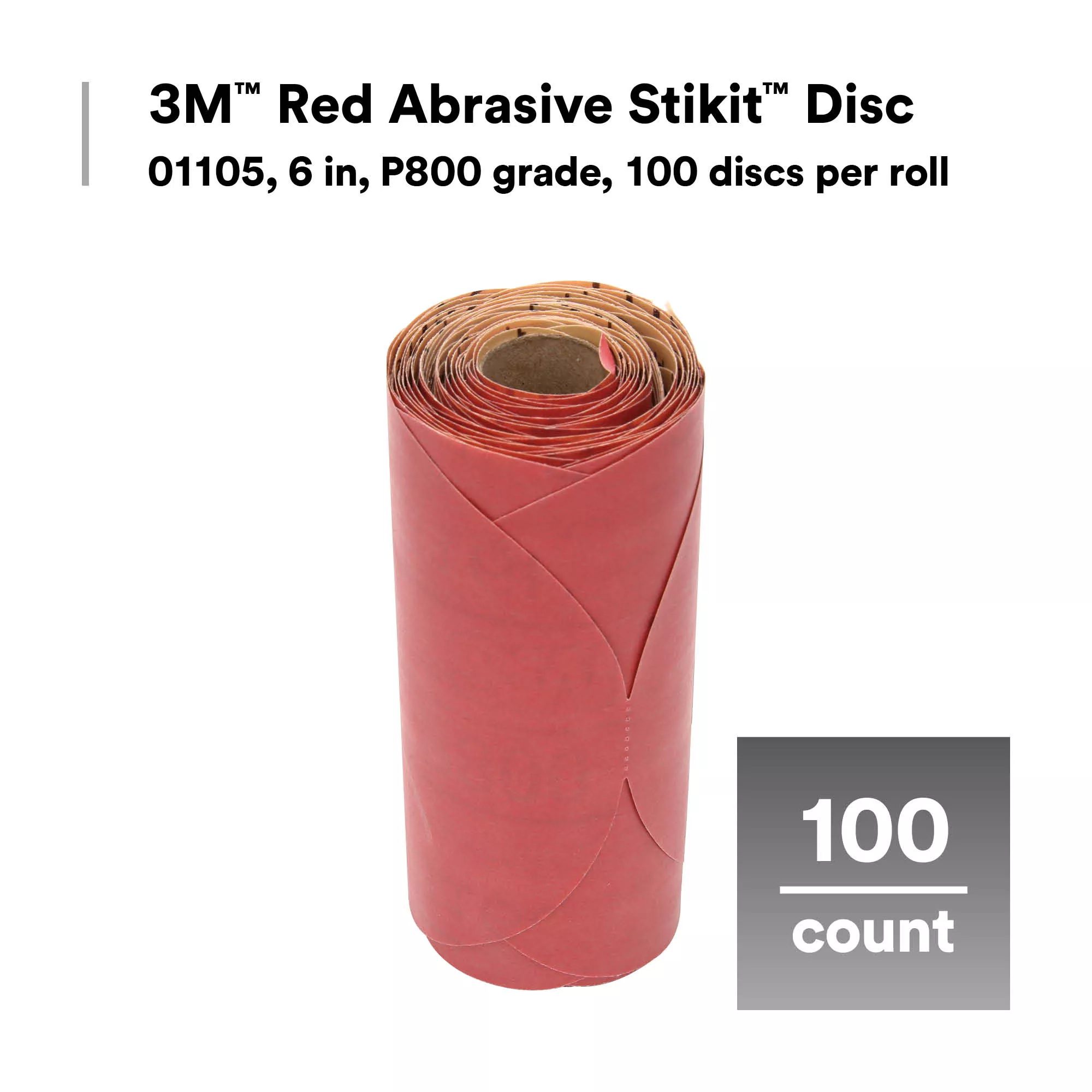 Product Number 316U | 3M™ Red Abrasive Stikit™ Disc