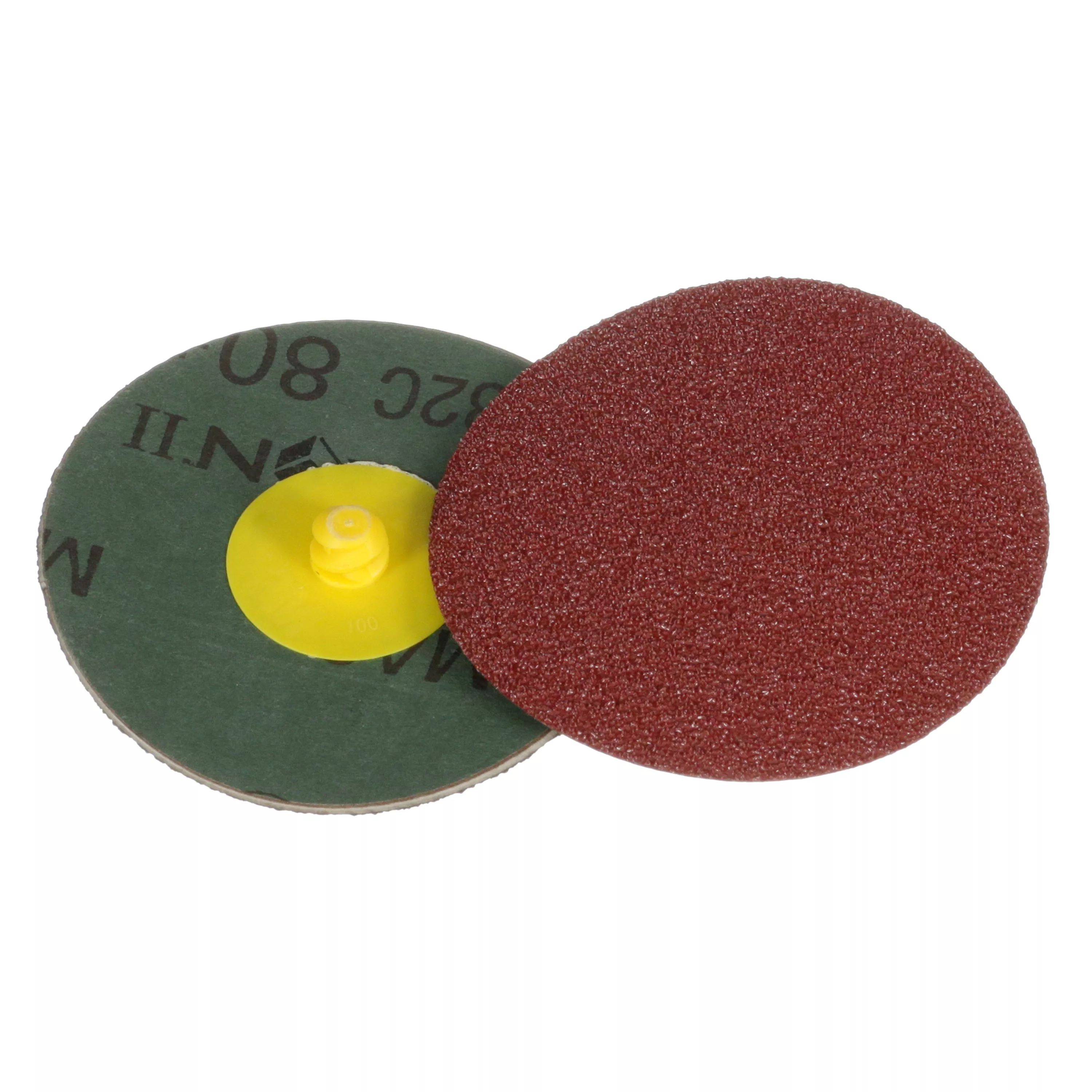 3M™ Cubitron™ II Roloc™ Fibre Disc 982C, 80+, TR, Red, 3 in, Die R300V,
50/Carton, 200 ea/Case