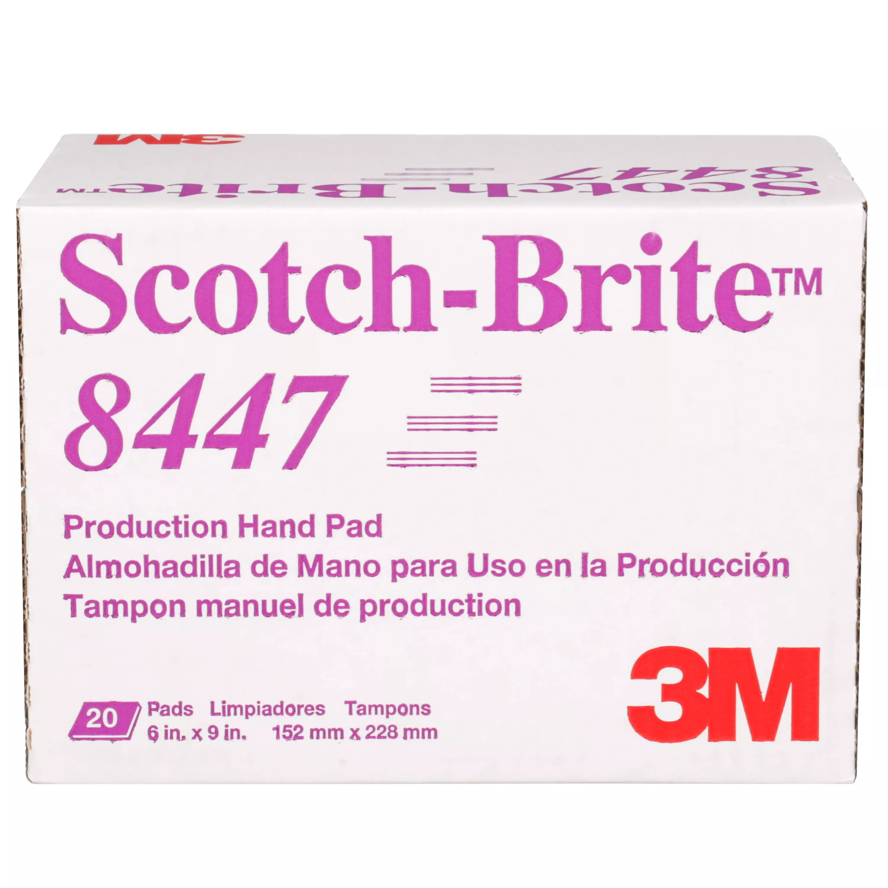 SKU 7000120942 | Scotch-Brite™ Production Hand Pad 8447