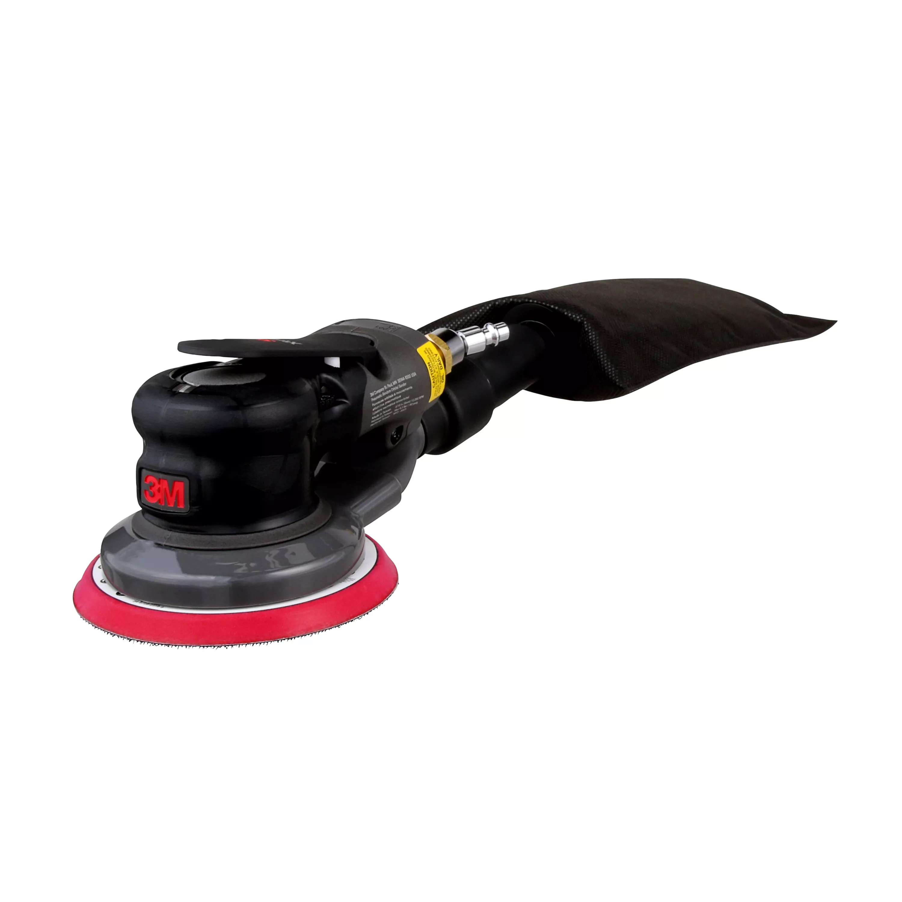 3M Xtract™ Pneumatic Random Orbital Sander, 88946, 5 in, Self-Generated Vacuum, 3/16 in Orbit, 1 ea/Case